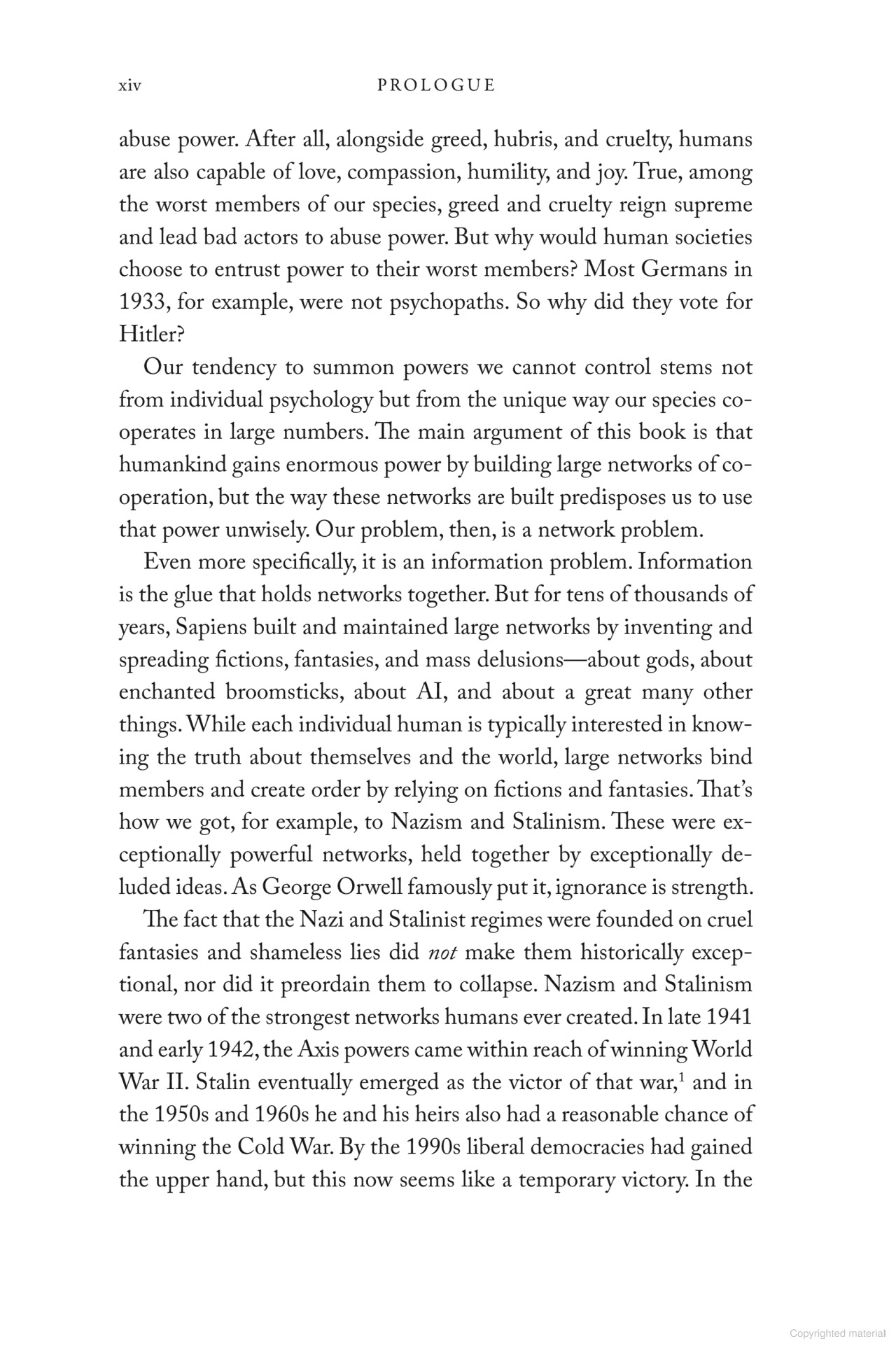 nexus - a brief history of information networks from the stone age to ai