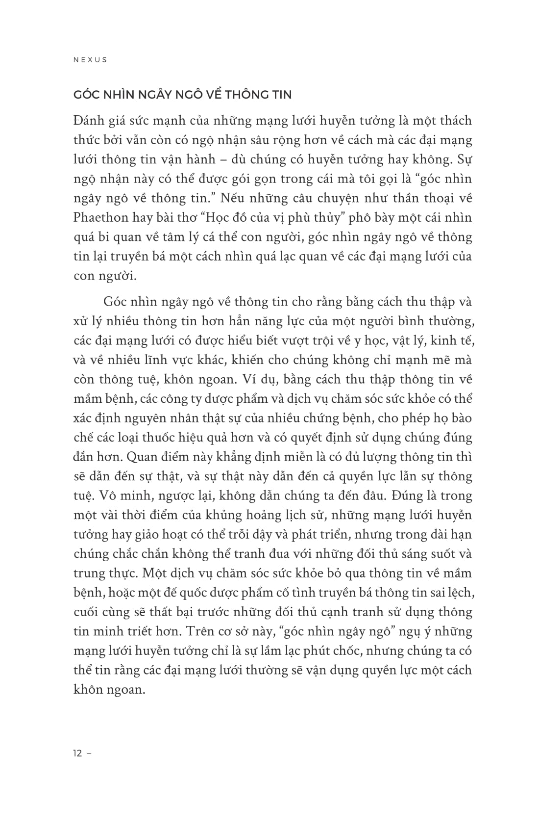 nexus - lược sử của những mạng lưới thông tin từ thời đại đồ đá đến trí tuệ nhân tạo