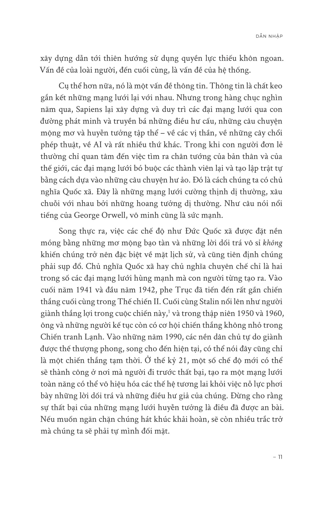 nexus - lược sử của những mạng lưới thông tin từ thời đại đồ đá đến trí tuệ nhân tạo - bìa cứng