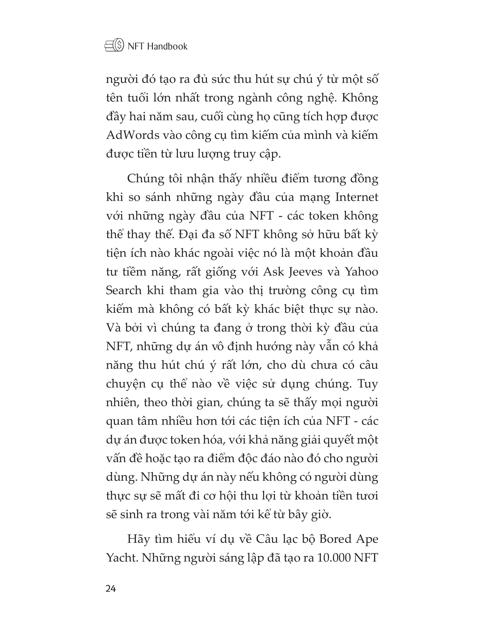 nft handbook - phân tích ứng dụng - giải mã tiềm năng - giao dịch hiệu quả
