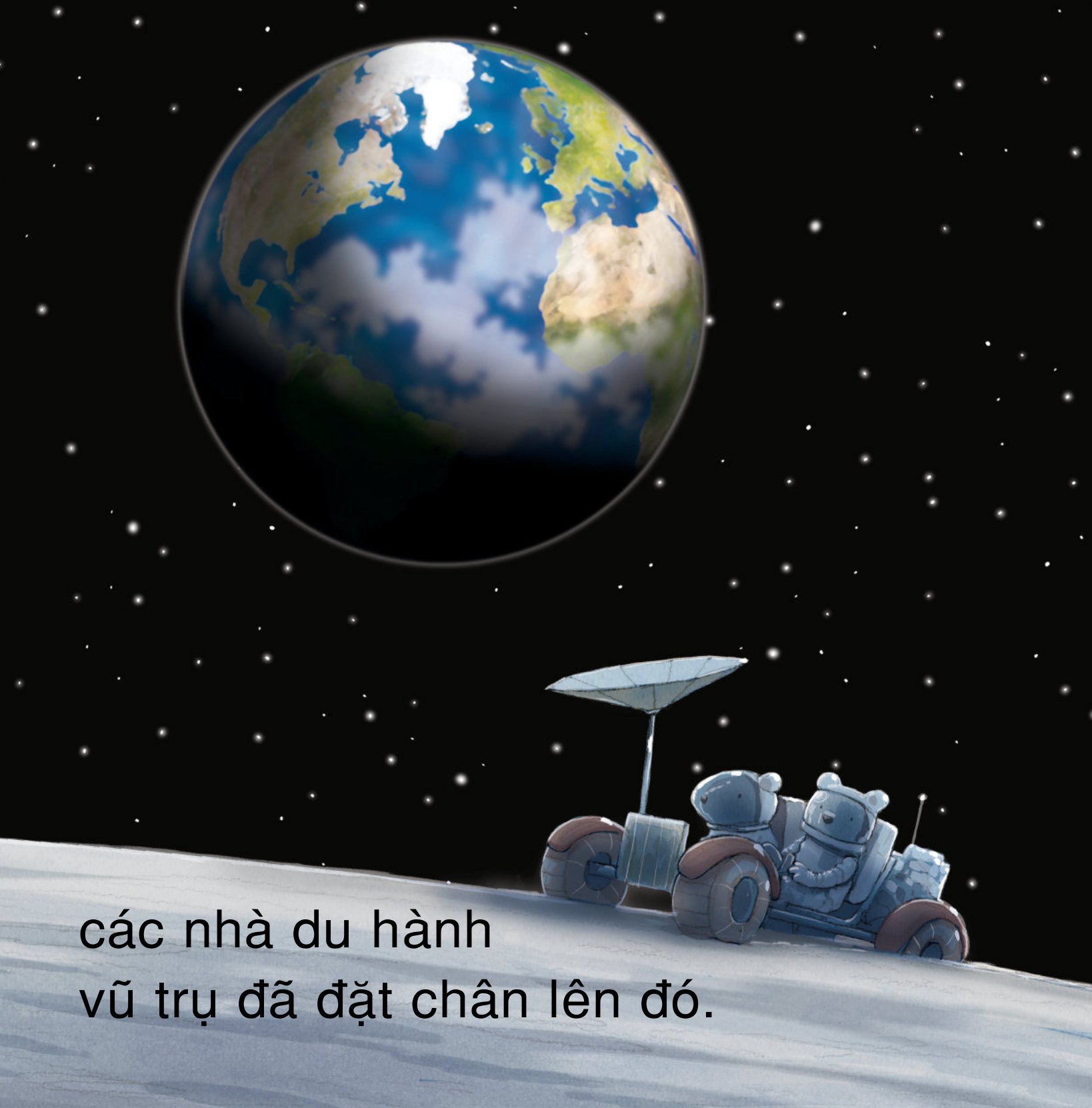 ngắm mặt trăng theo cách riêng của trẻ - vì sao tớ yêu mặt trăng