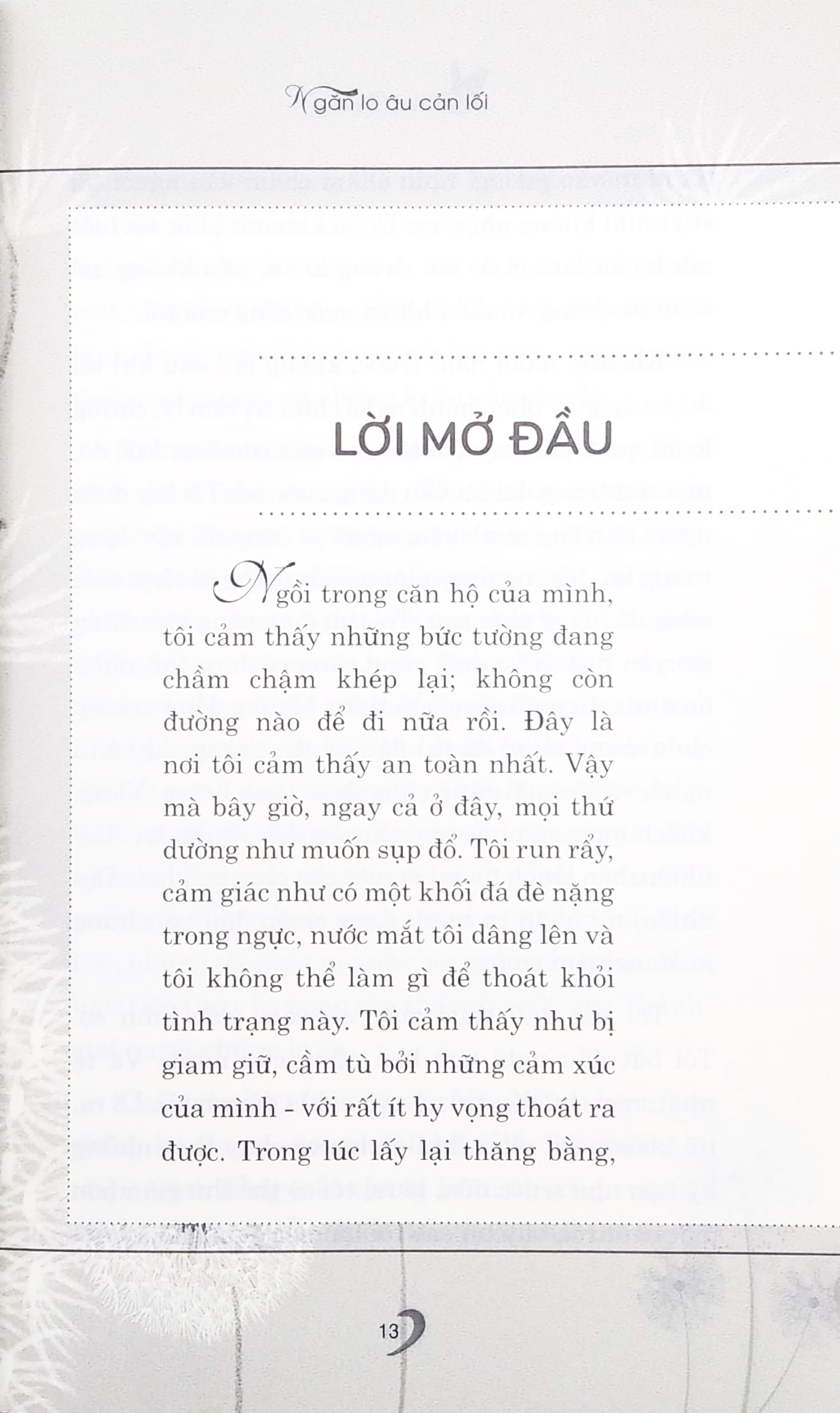 ngăn lo âu cản lối