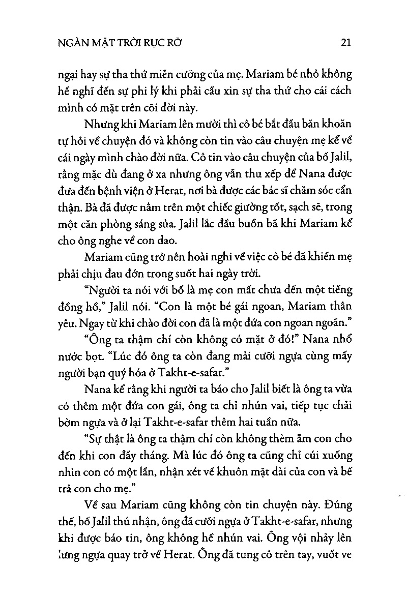 ngàn mặt trời rực rỡ (tái bản 2019)