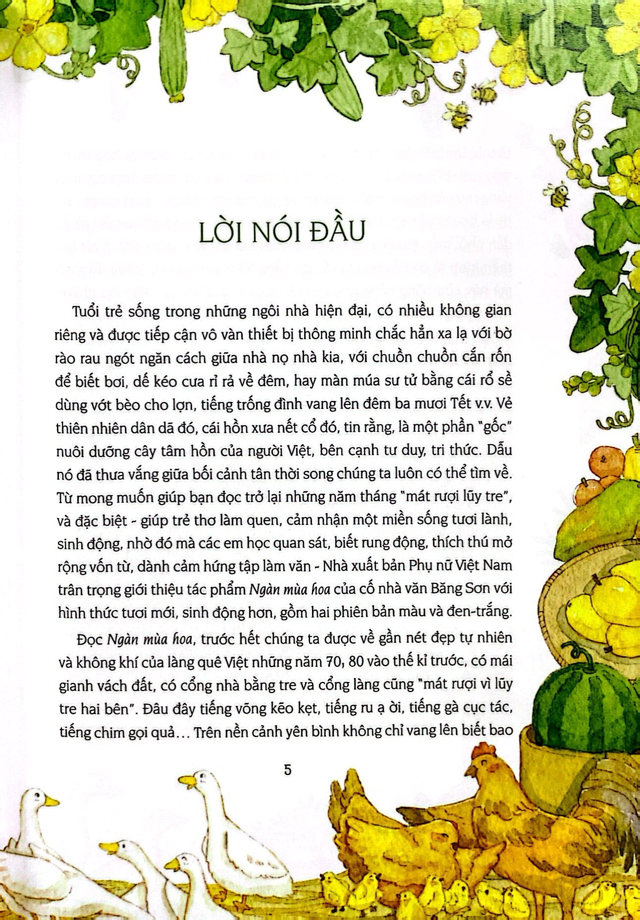 ngàn mùa hoa - tản văn giúp trẻ yêu văn chương