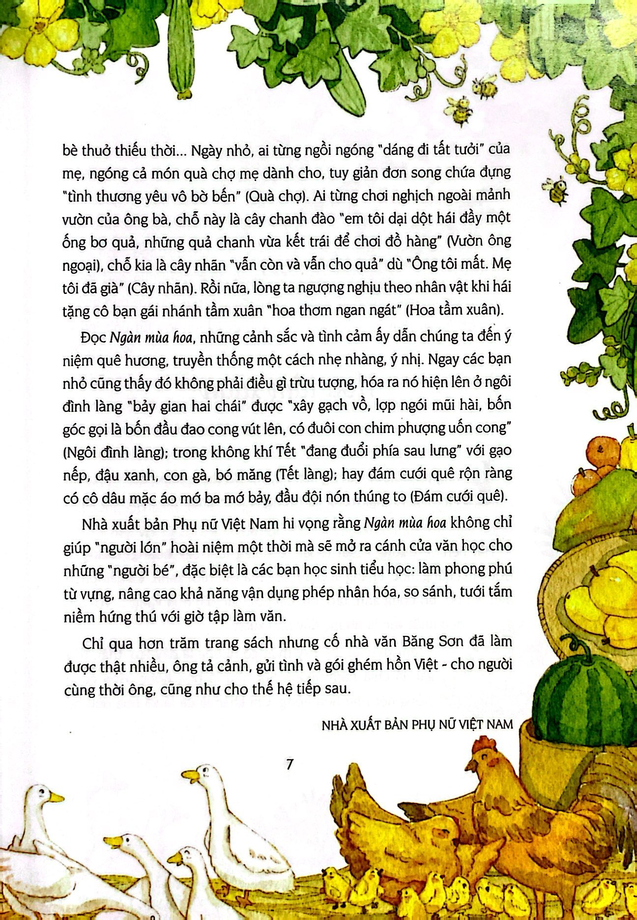 ngàn mùa hoa - tản văn giúp trẻ yêu văn chương