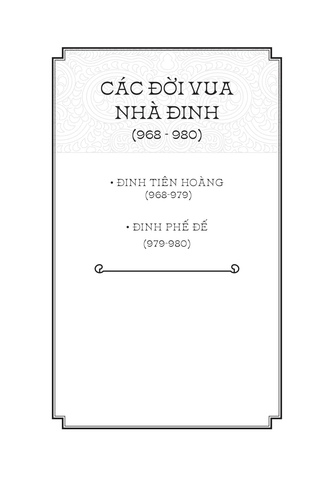 ngàn năm sử việt - nhà đinh - cờ lau dựng nước