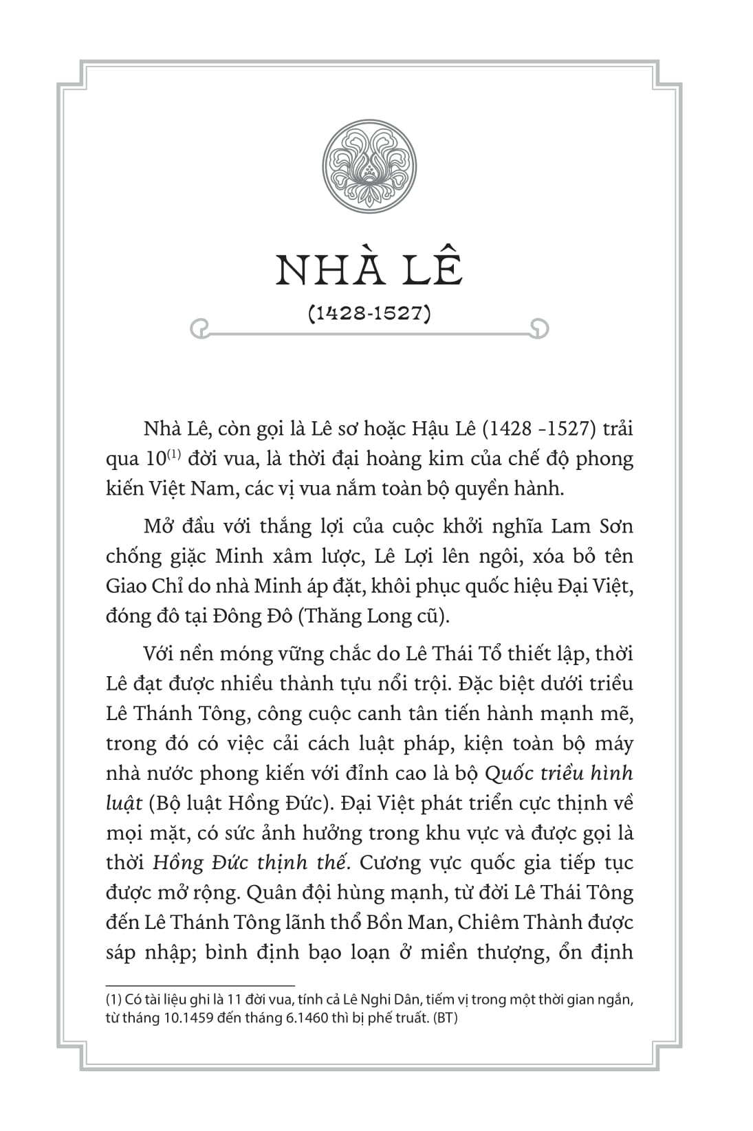 ngàn năm sử việt - nhà hậu lê - lê sơ - sao khuê lấp lánh