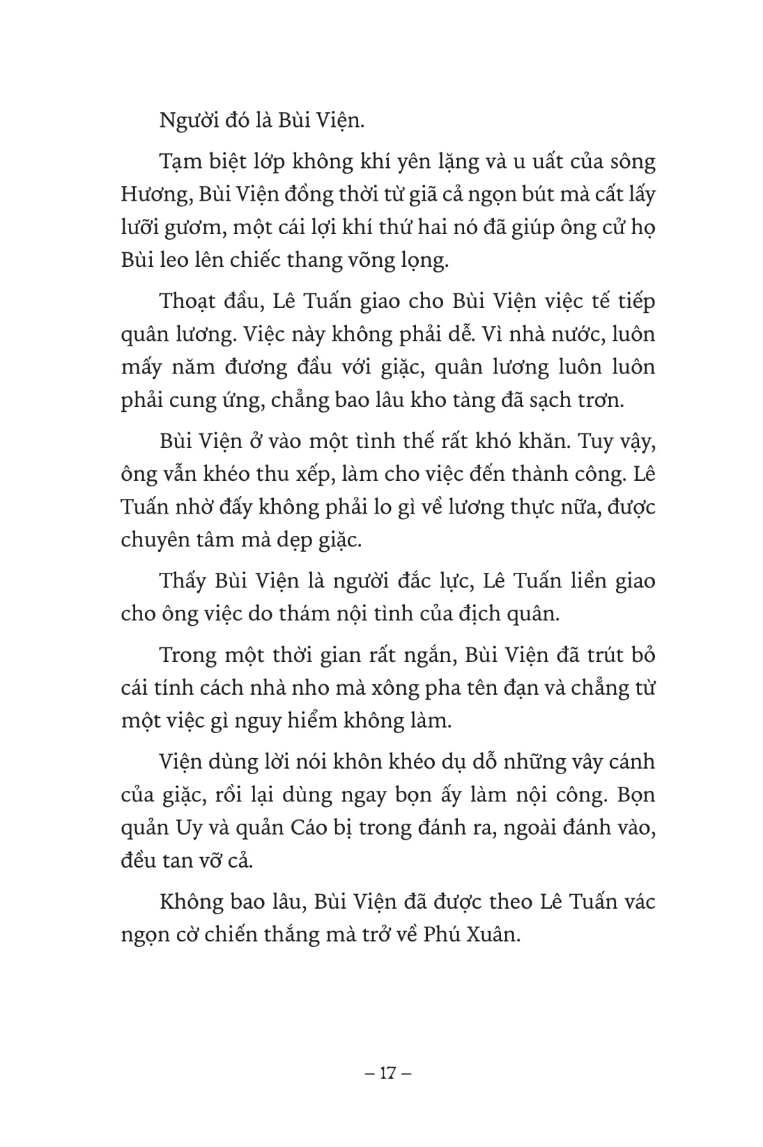 ngàn năm sử việt - nhà nguyễn - bùi viện một tấm lòng