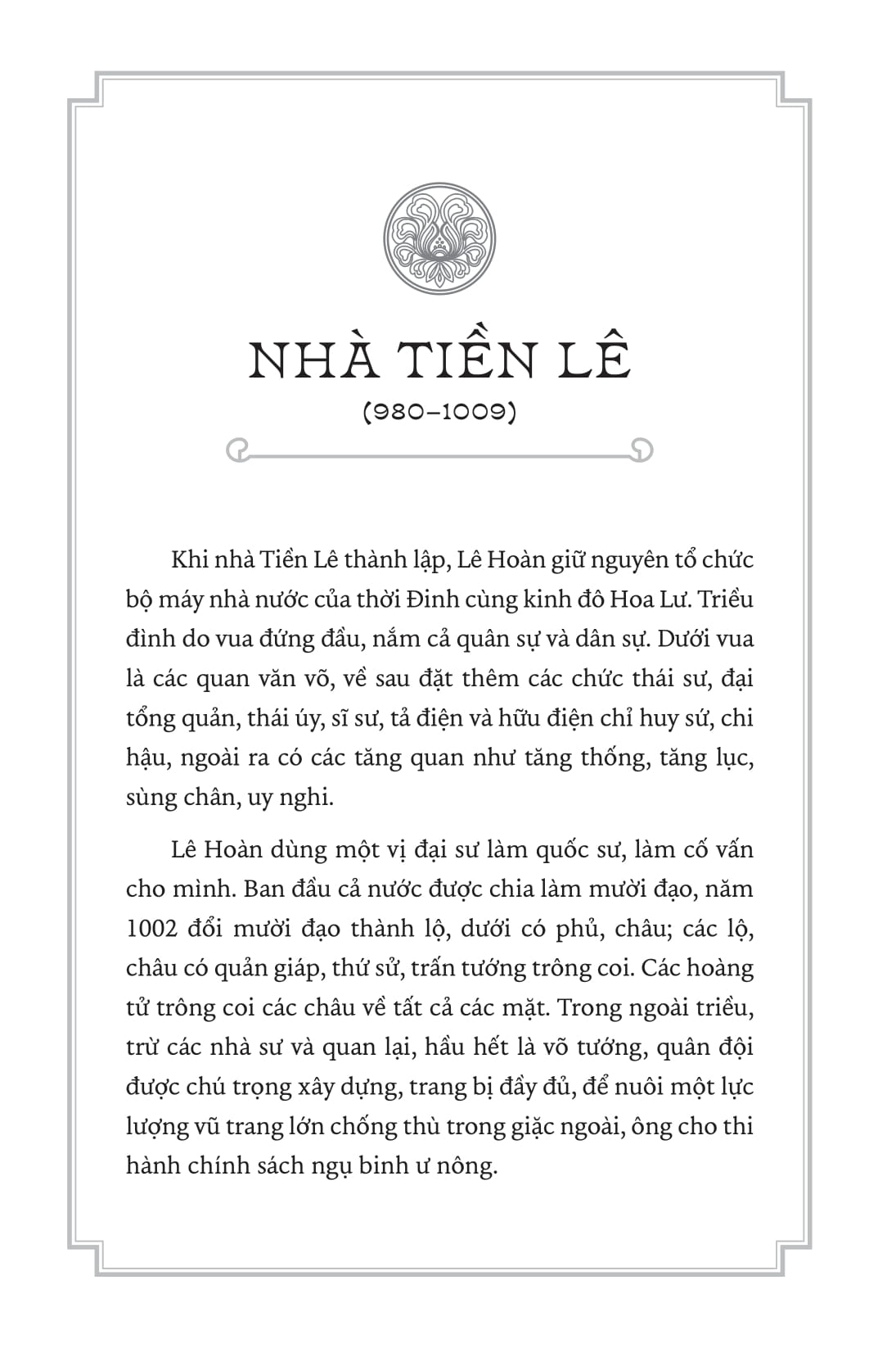 ngàn năm sử việt - nhà tiền lê - thập đạo tướng quân lê hoàn