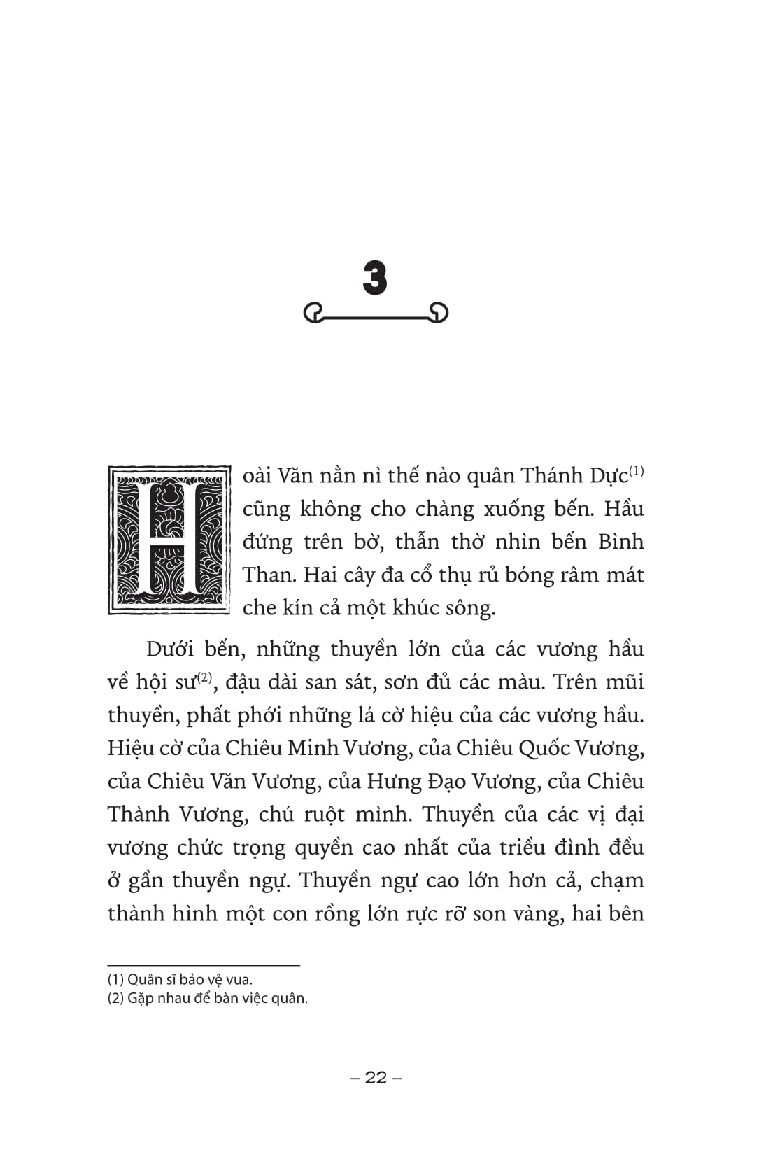ngàn năm sử việt - nhà trần - lá cờ thêu sáu chữ vàng