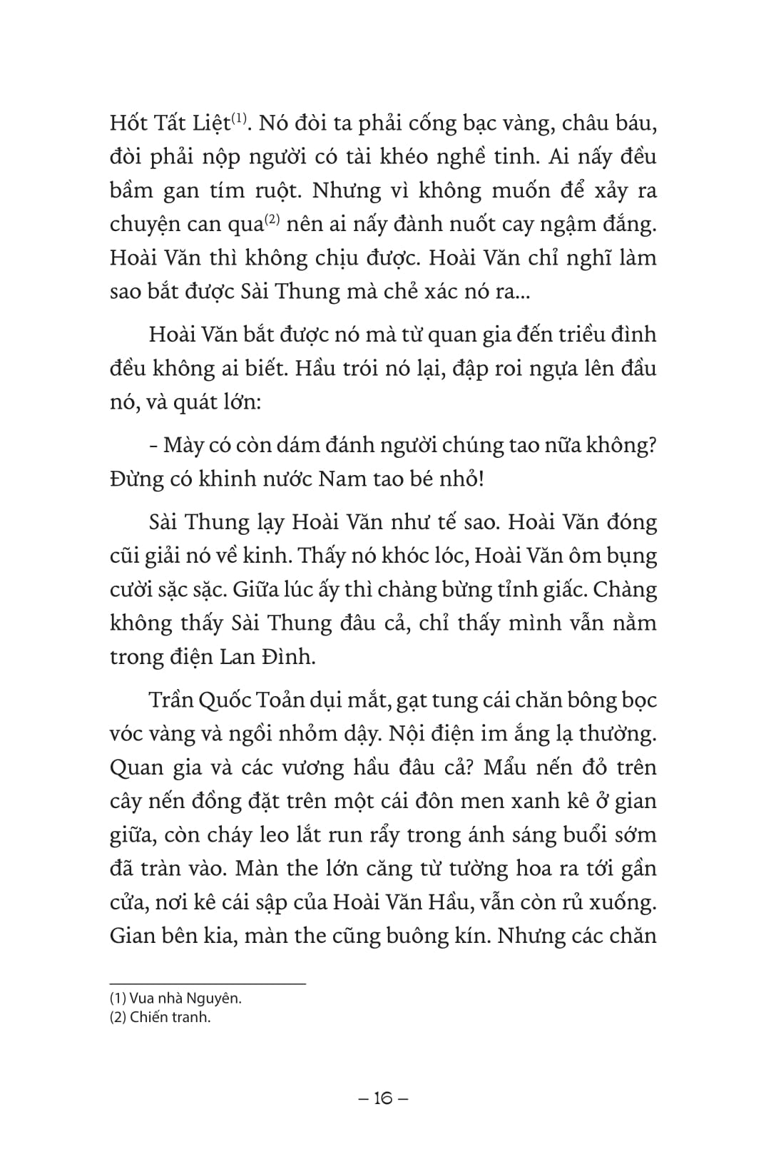 ngàn năm sử việt - nhà trần - lá cờ thêu sáu chữ vàng
