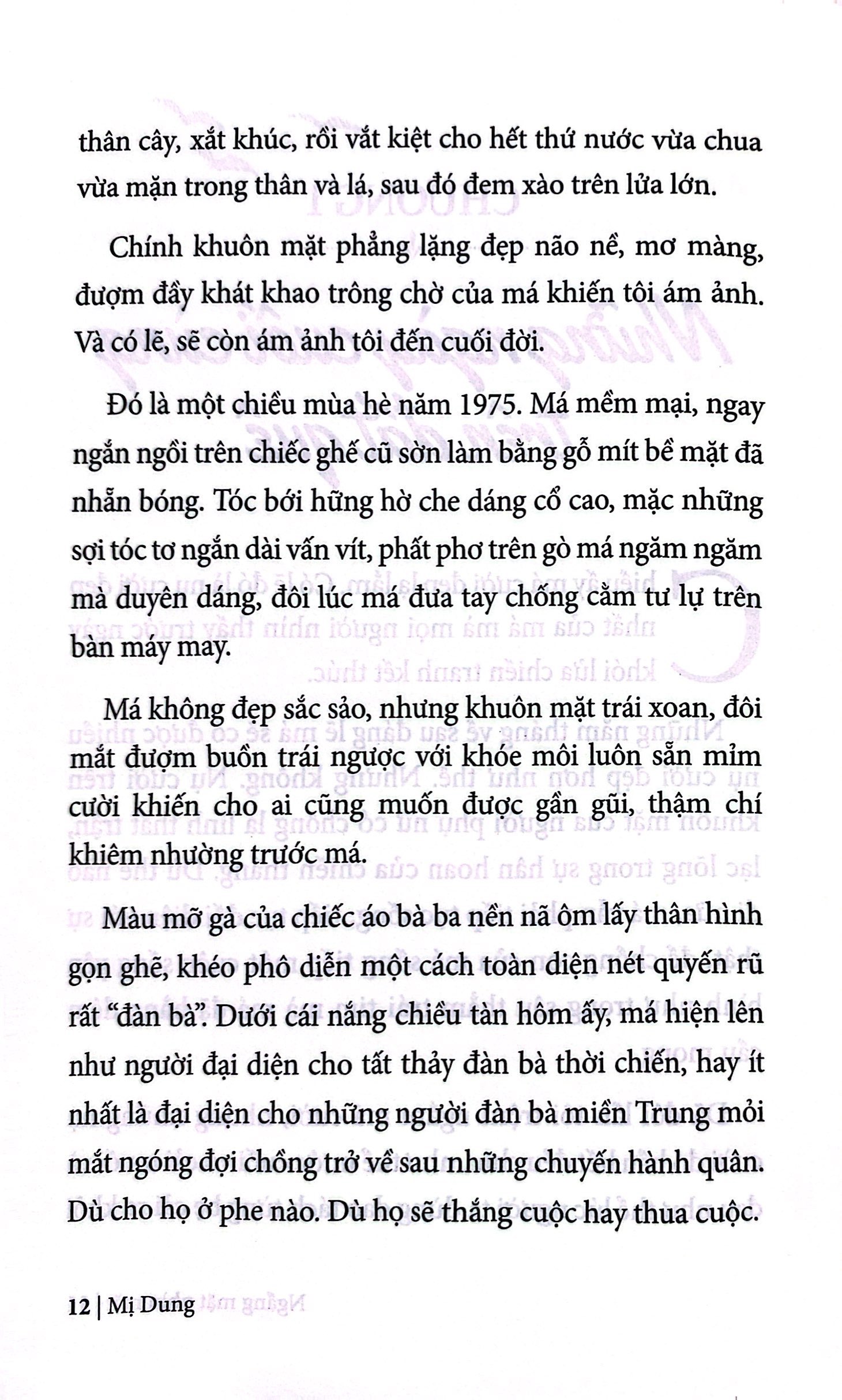 ngẩng mặt nhìn mặt