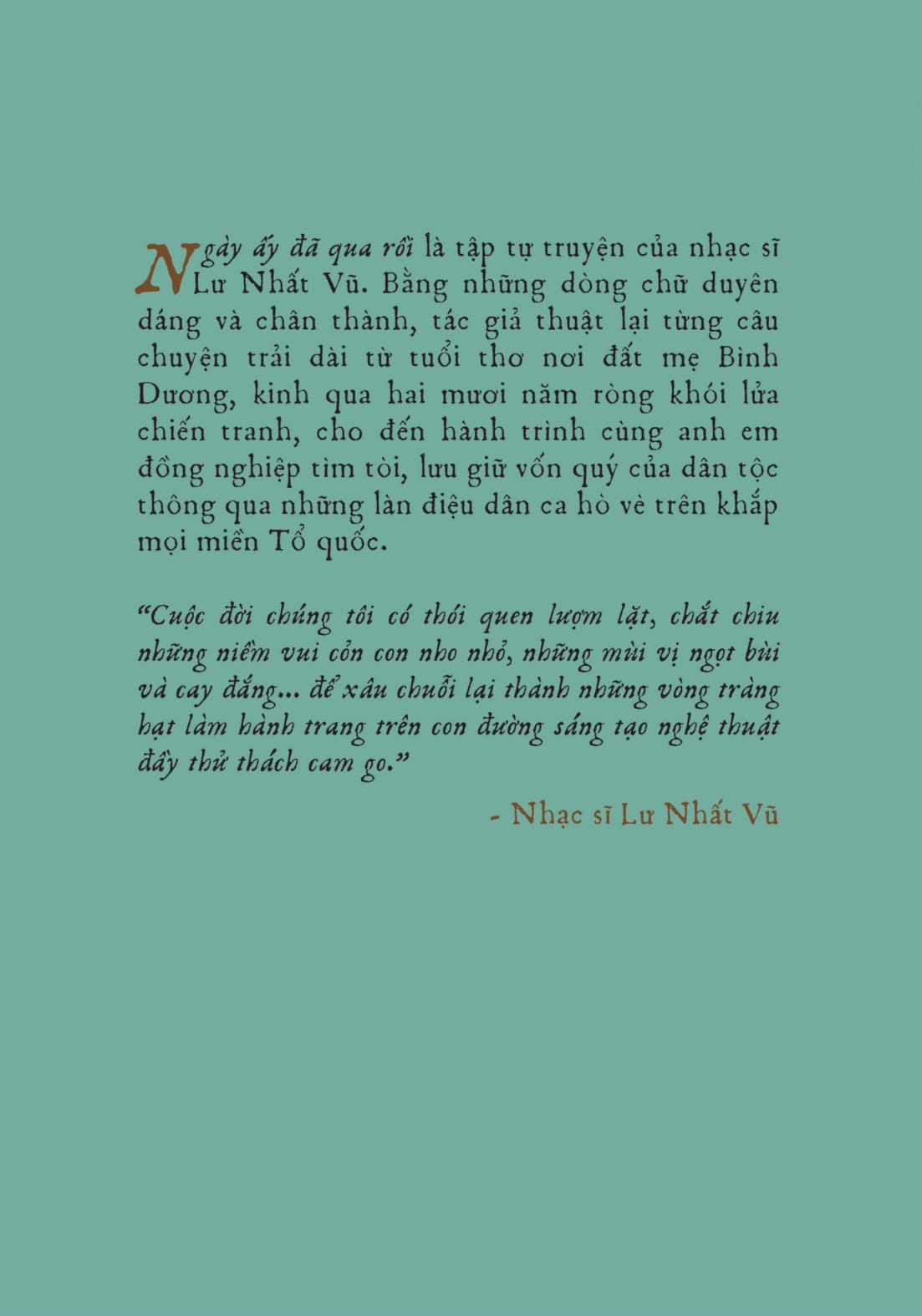 ngày ấy đã qua rồi (tái bản 2025)