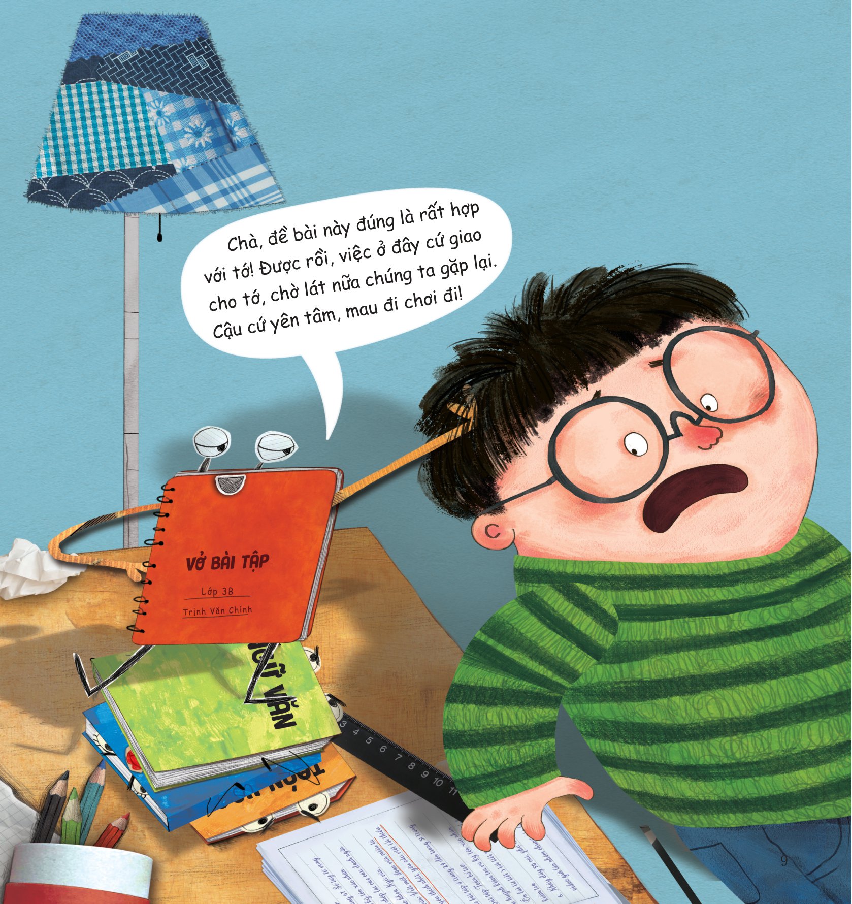 ngày cuốn vở bài tập nổi cơn thịnh nộ