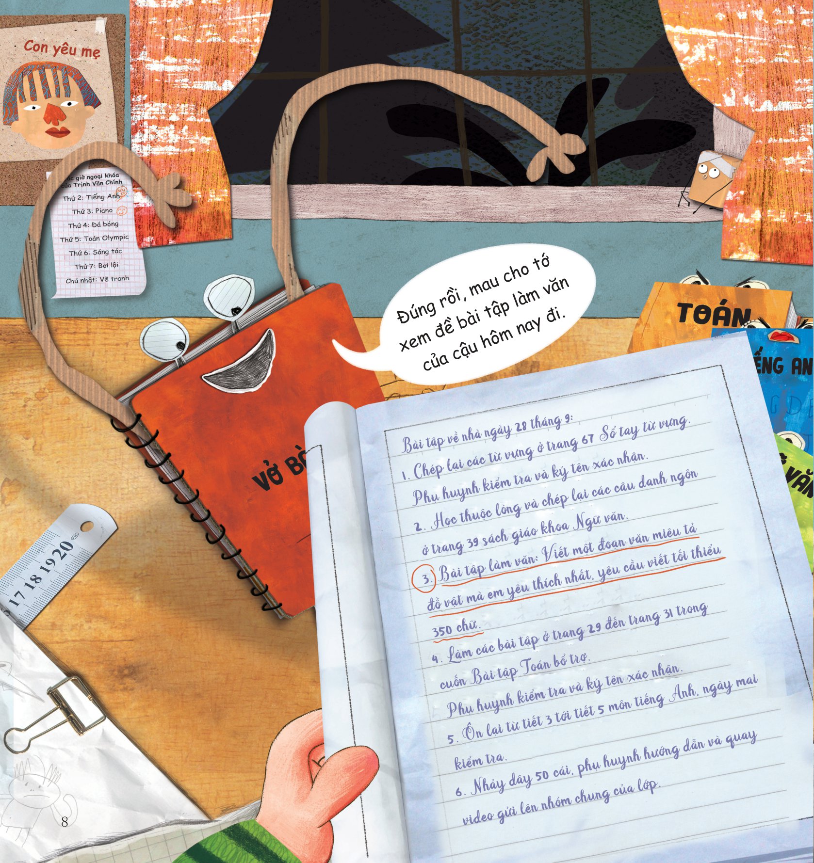 ngày cuốn vở bài tập nổi cơn thịnh nộ