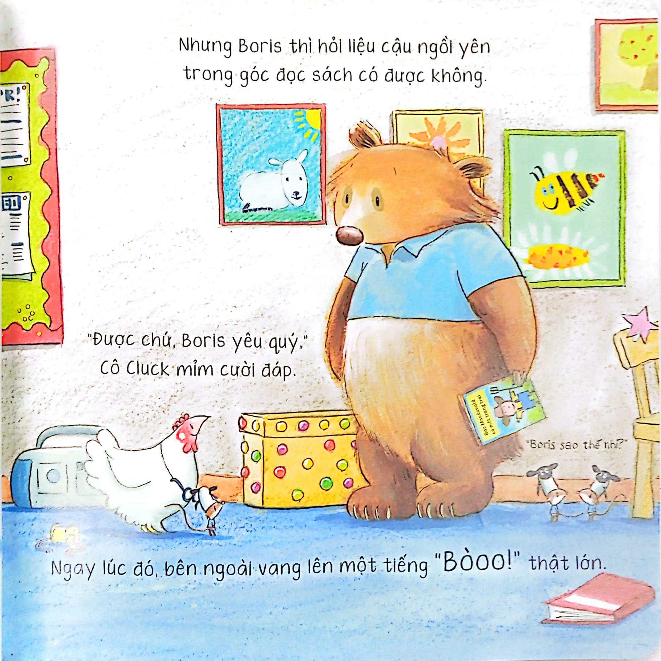 ngày đầu đến trường - boris bị thủy đậu