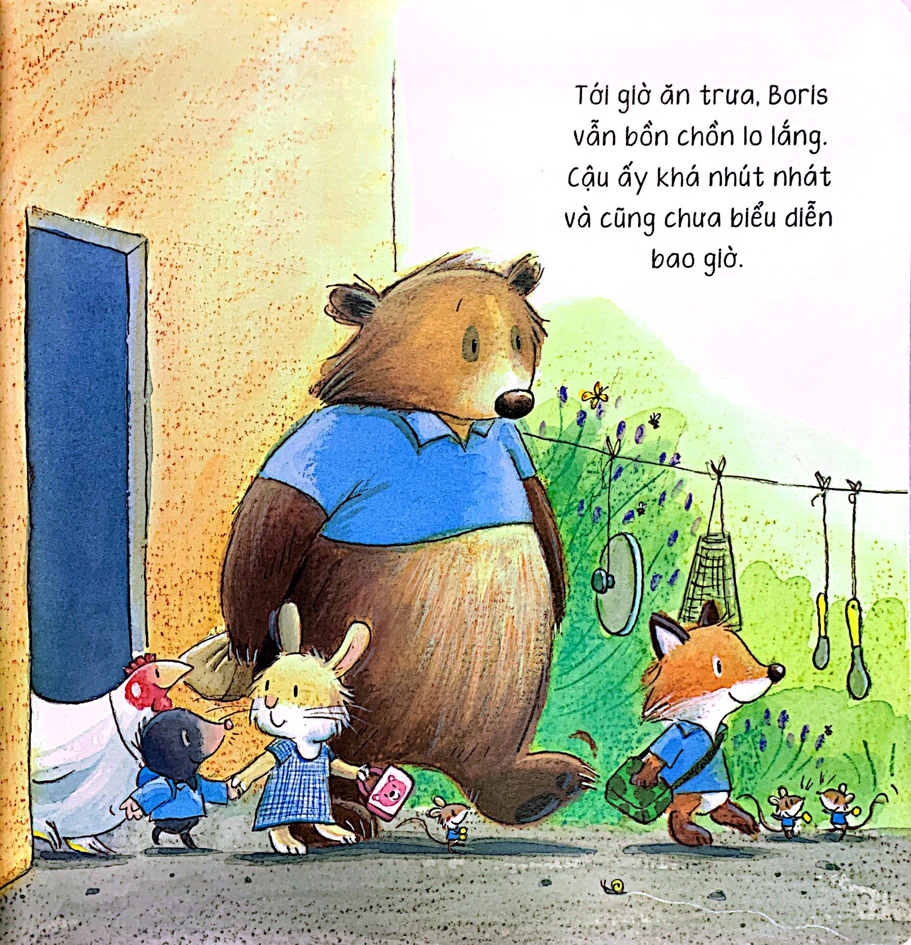 ngày đầu đến trường - boris giải cứu buổi diễn