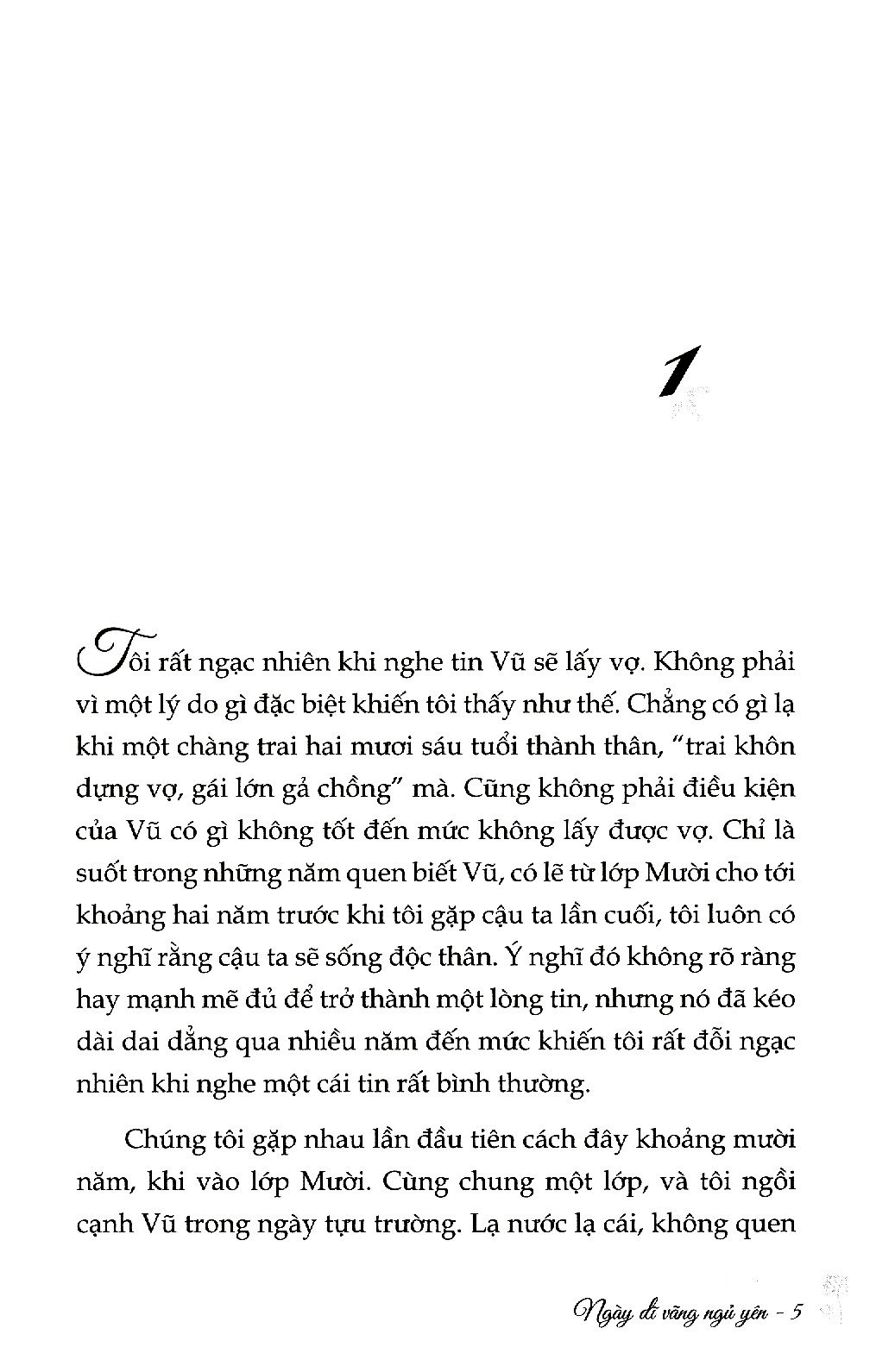 ngày dĩ vãng ngủ yên