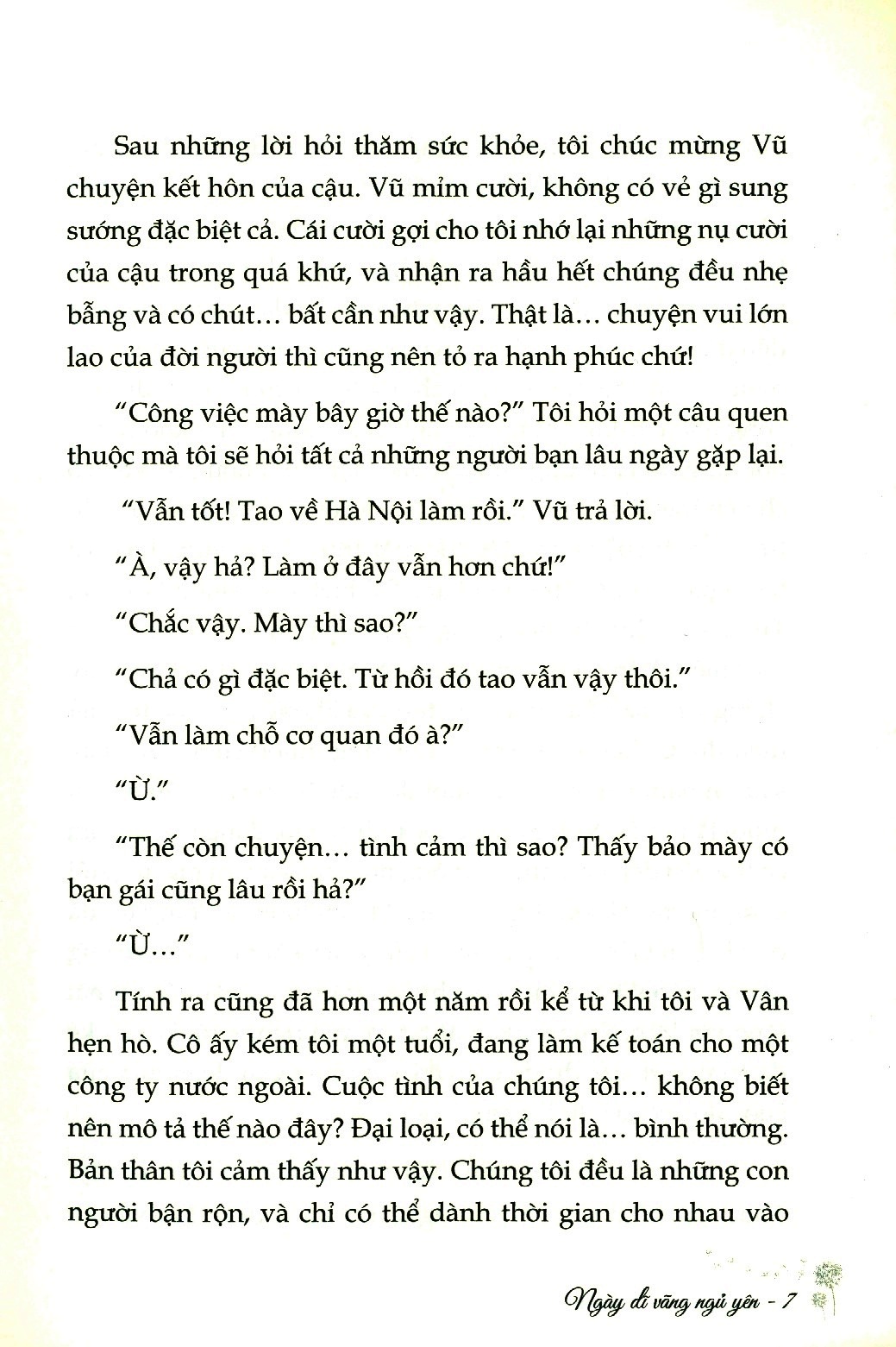 ngày dĩ vãng ngủ yên