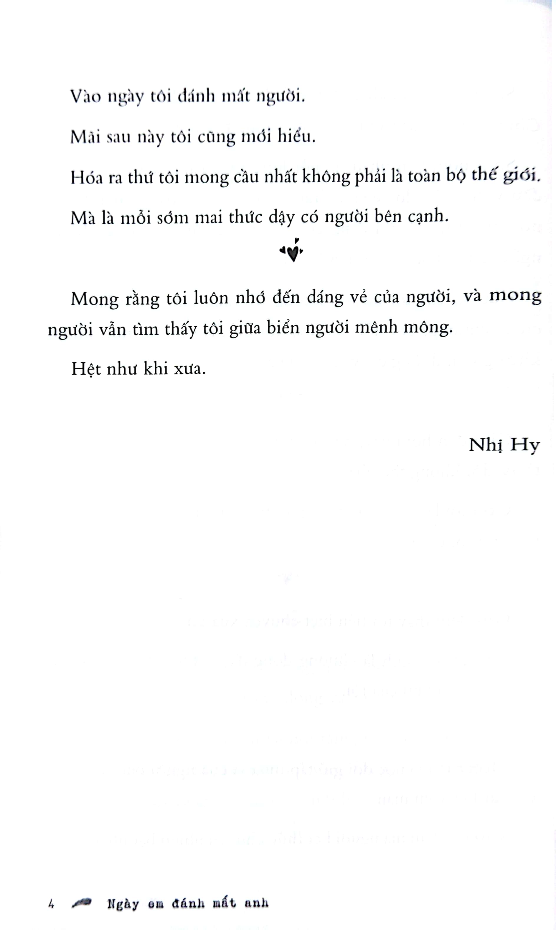 ngày em đánh mất anh