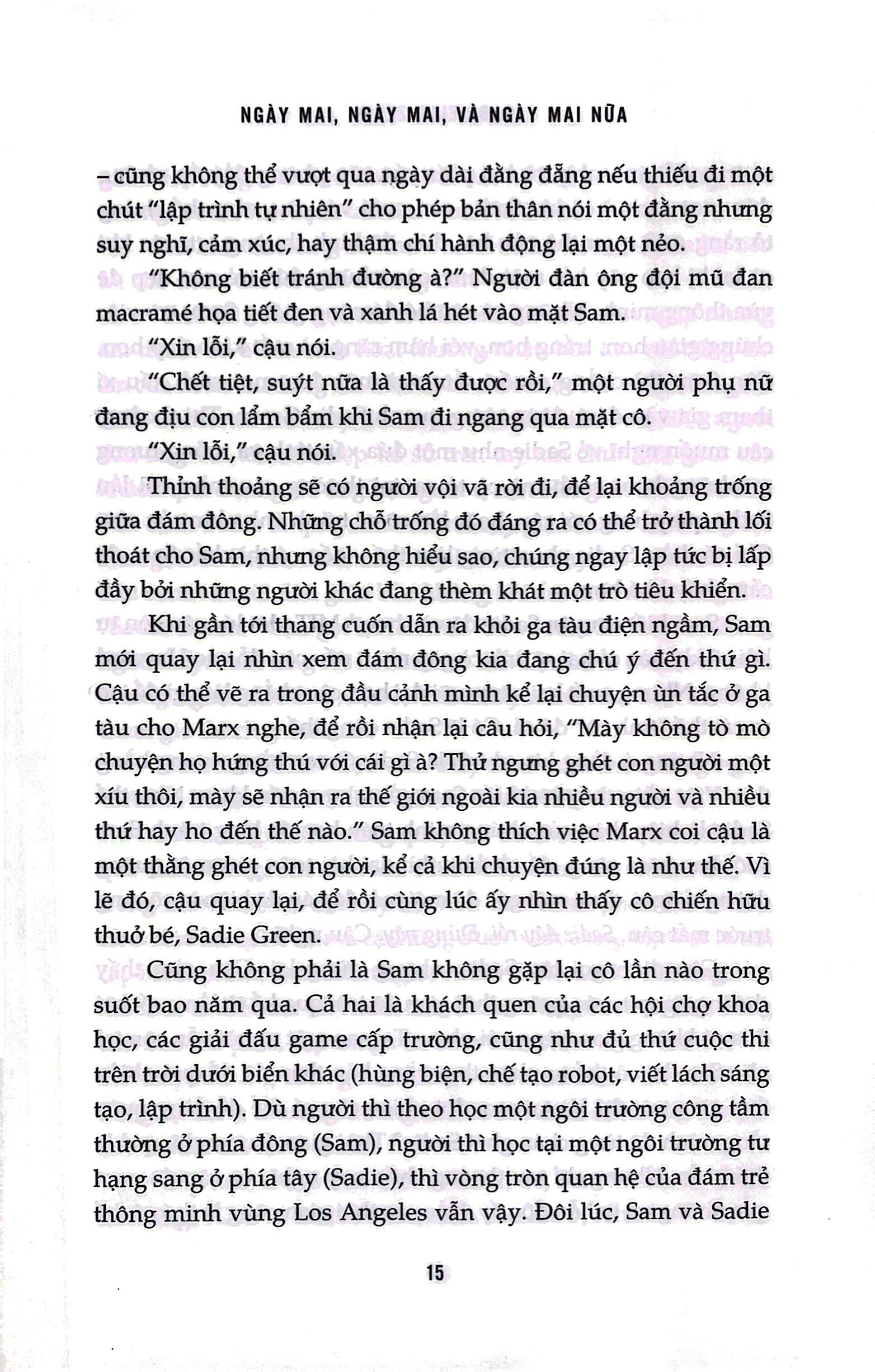 ngày mai, ngày mai, và ngày mai nữa