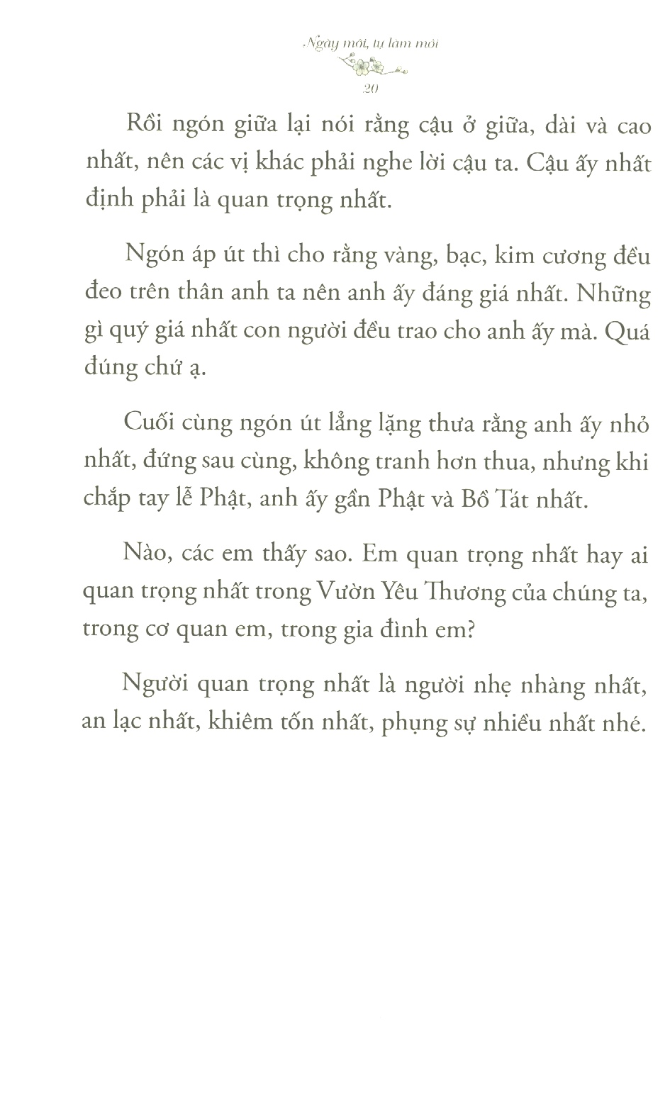 ngày mới, tự làm mới