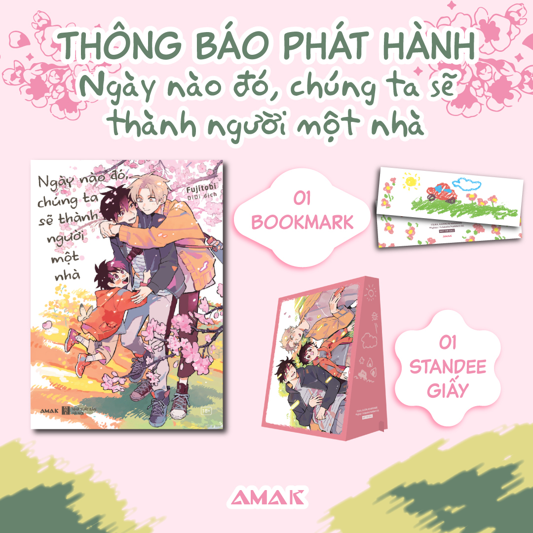 ngày nào đó, chúng ta sẽ thành người một nhà - tặng kèm bookmark hai mặt + standee giấy