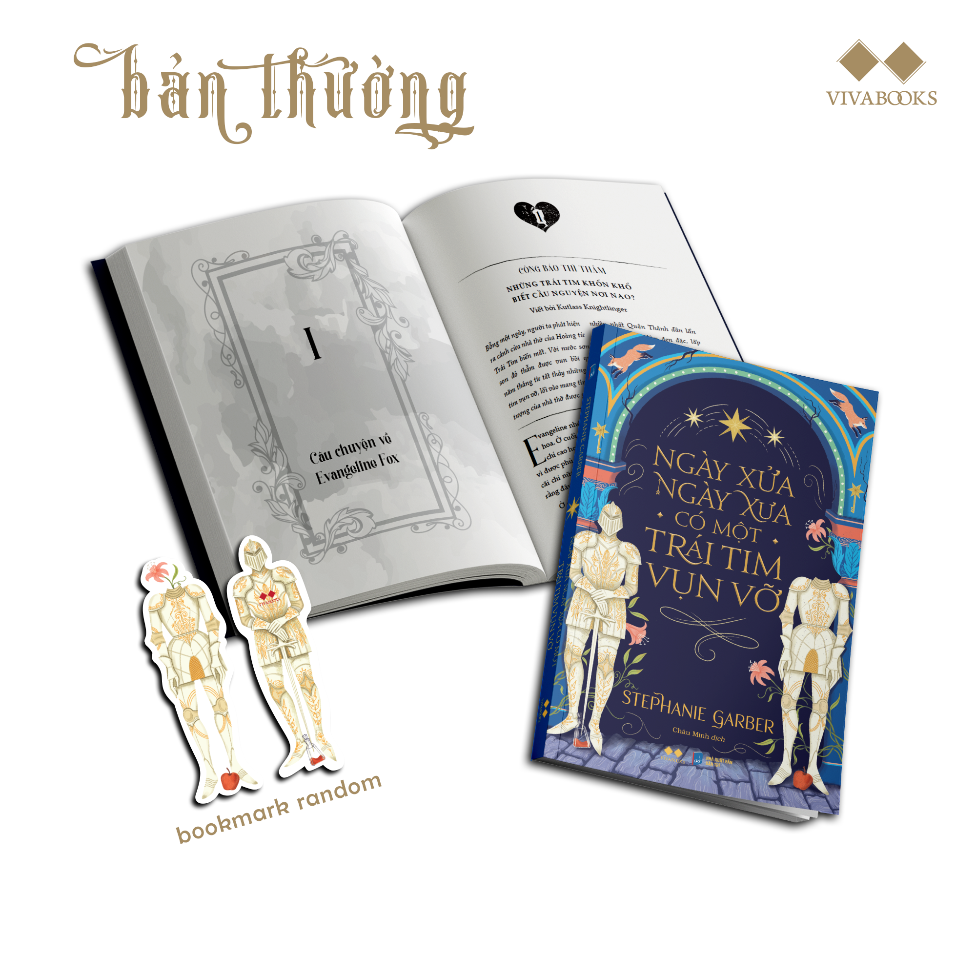 ngày xửa ngày xưa có một trái tim vụn vỡ - tặng kèm bookmark ngẫu nhiên