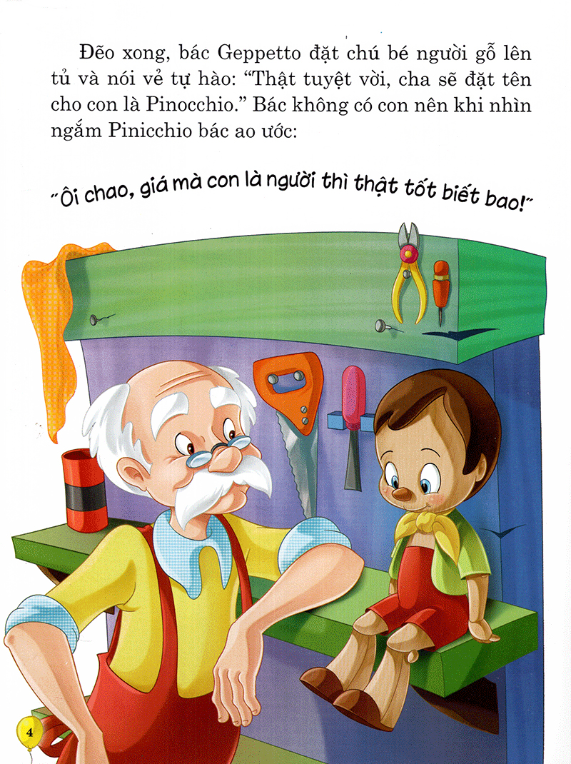 ngày xửa ngày xưa - pinocchio - bìa cứng (tái bản 2023)