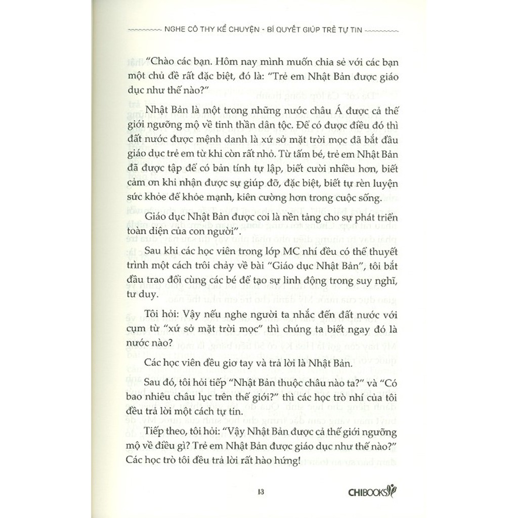 nghe cô thy kể chuyện - bí quyết giúp trẻ tự tin