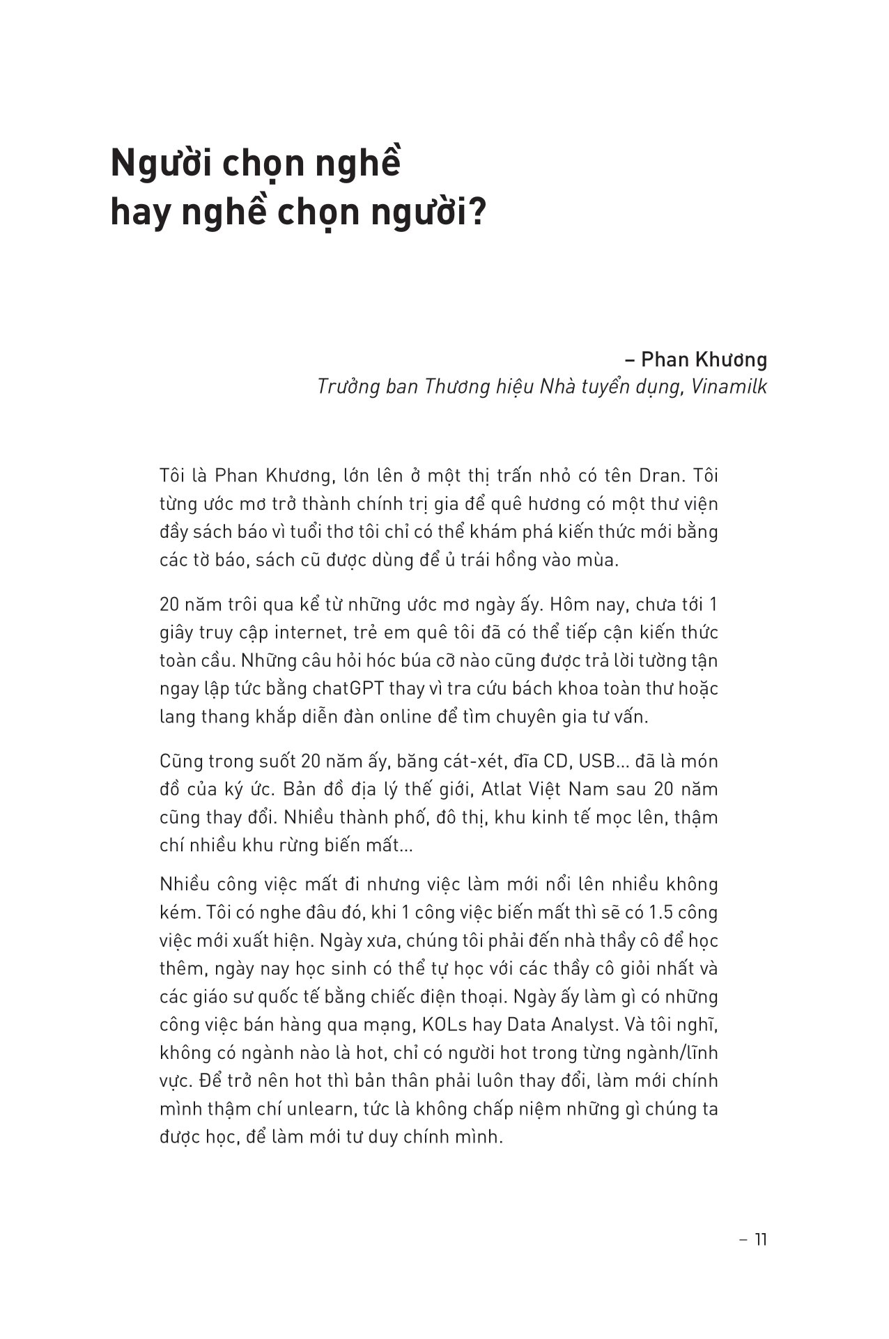 nghề nhân sự việt - góc nhìn từ bên trong: hành trình phát triển cùng con người và tổ chức