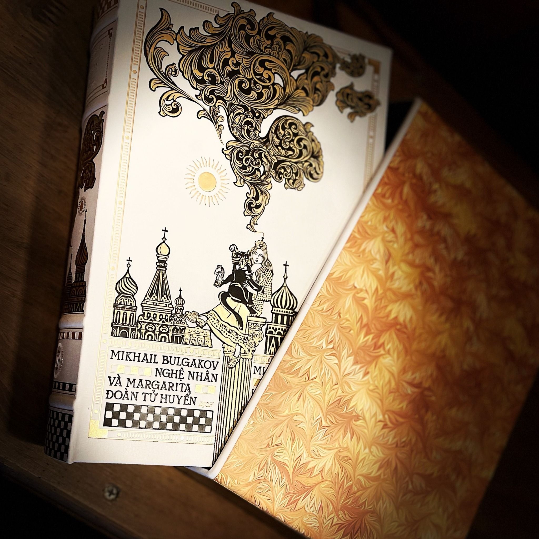 nghệ nhân và margarita - ấn bản giới hạn - dương bản - bìa da