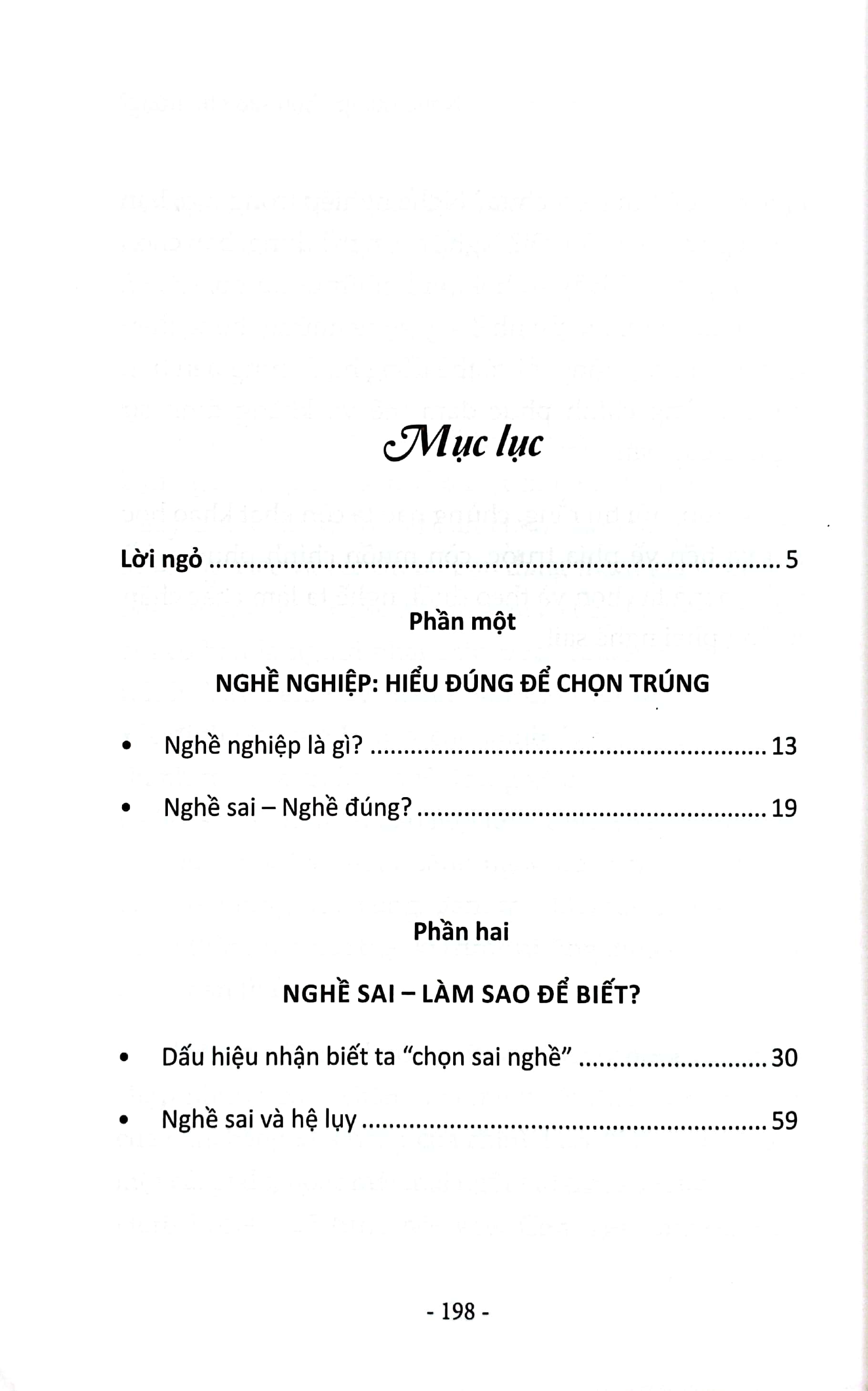 nghề sai nghề đúng - chọn sao cho trúng