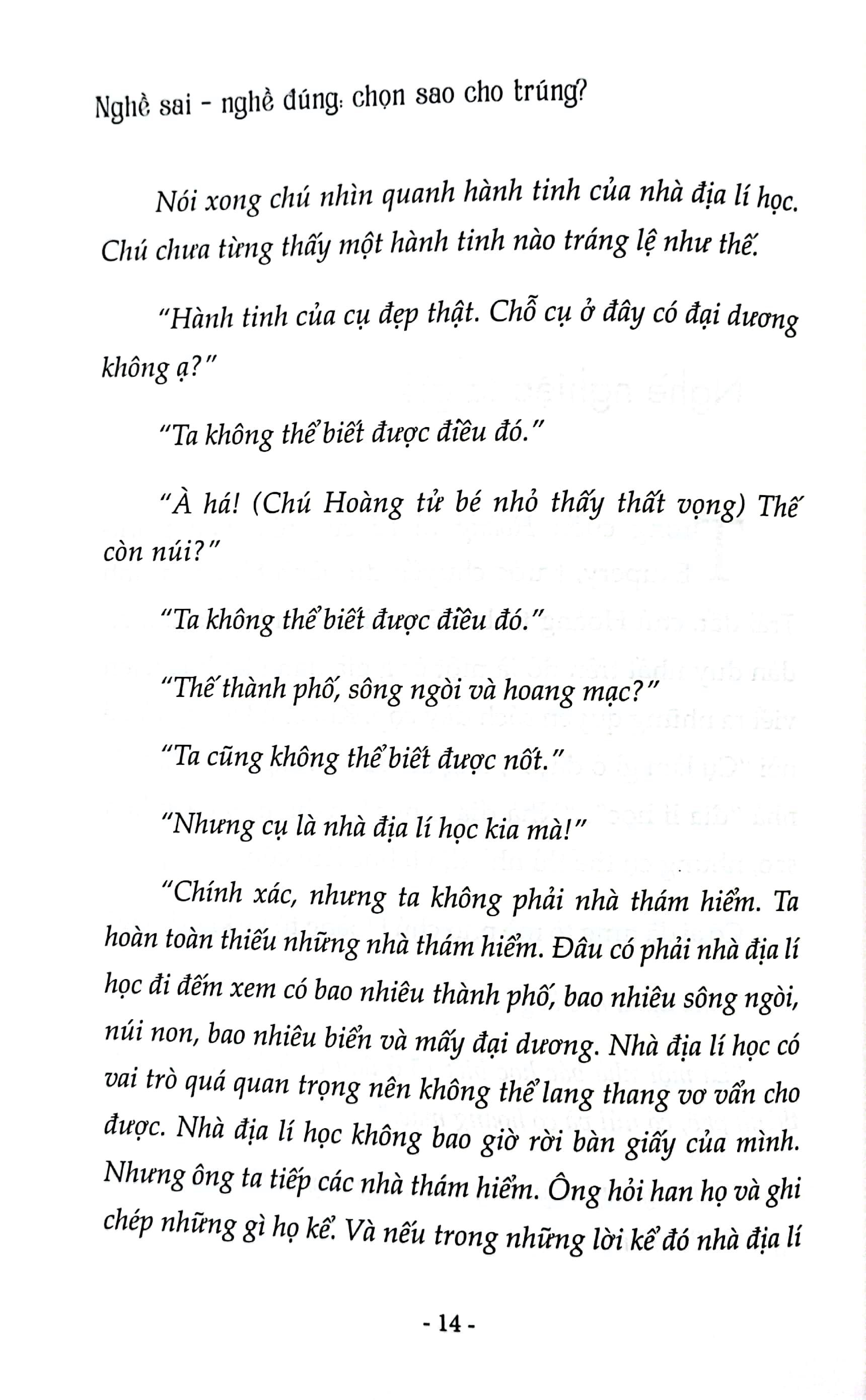 nghề sai nghề đúng - chọn sao cho trúng