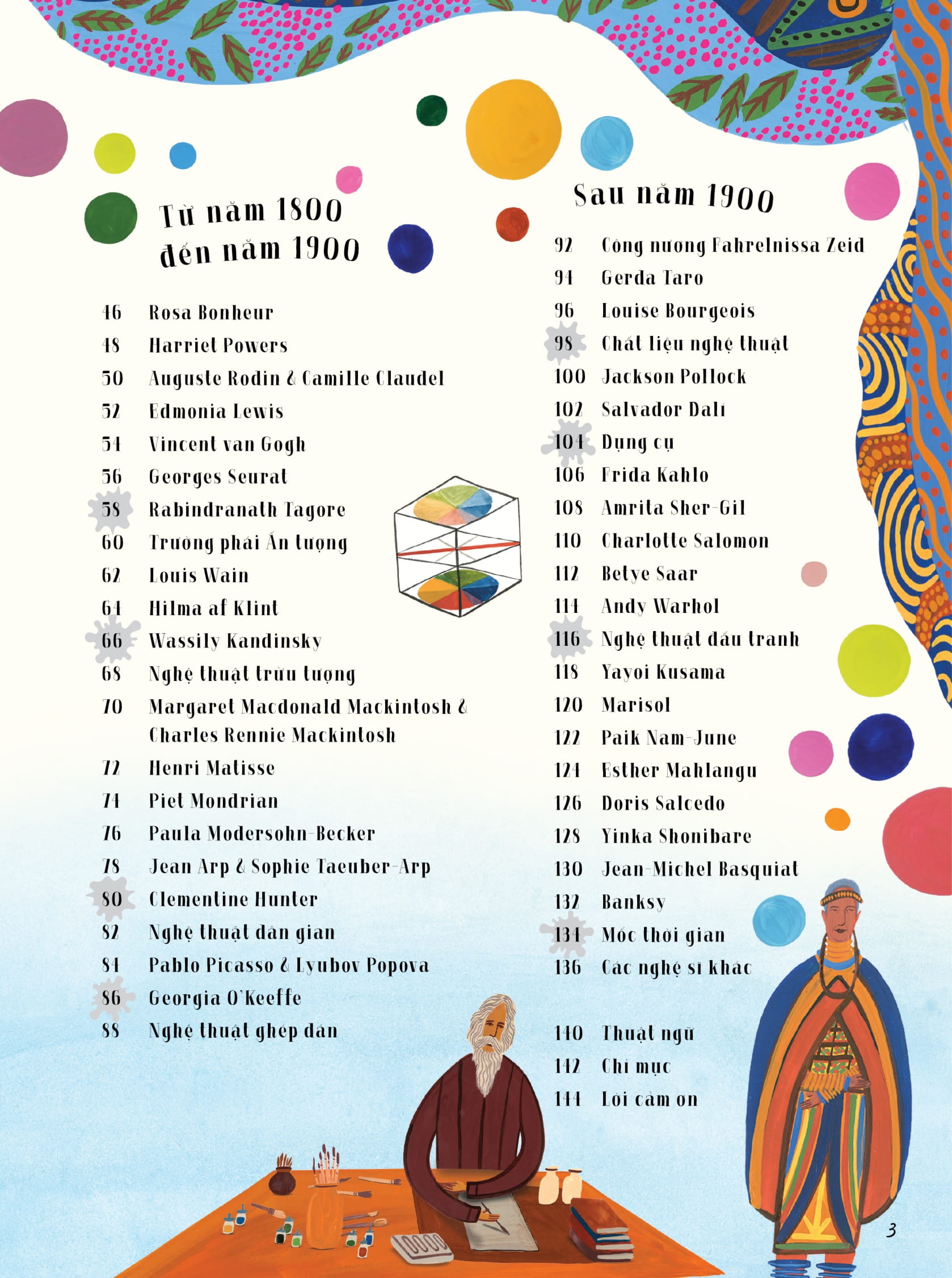 nghệ sĩ - những câu chuyện truyền cảm hứng về cuộc đời và tác phẩm của các nghệ sĩ - bìa cứng