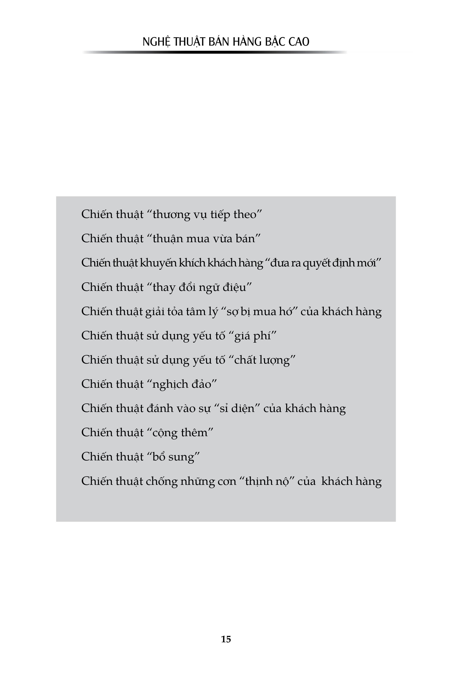 nghệ thuật bán hàng bậc cao - bí quyết chốt deal mọi thời đại (khổ lớn) (tái bản 2021)