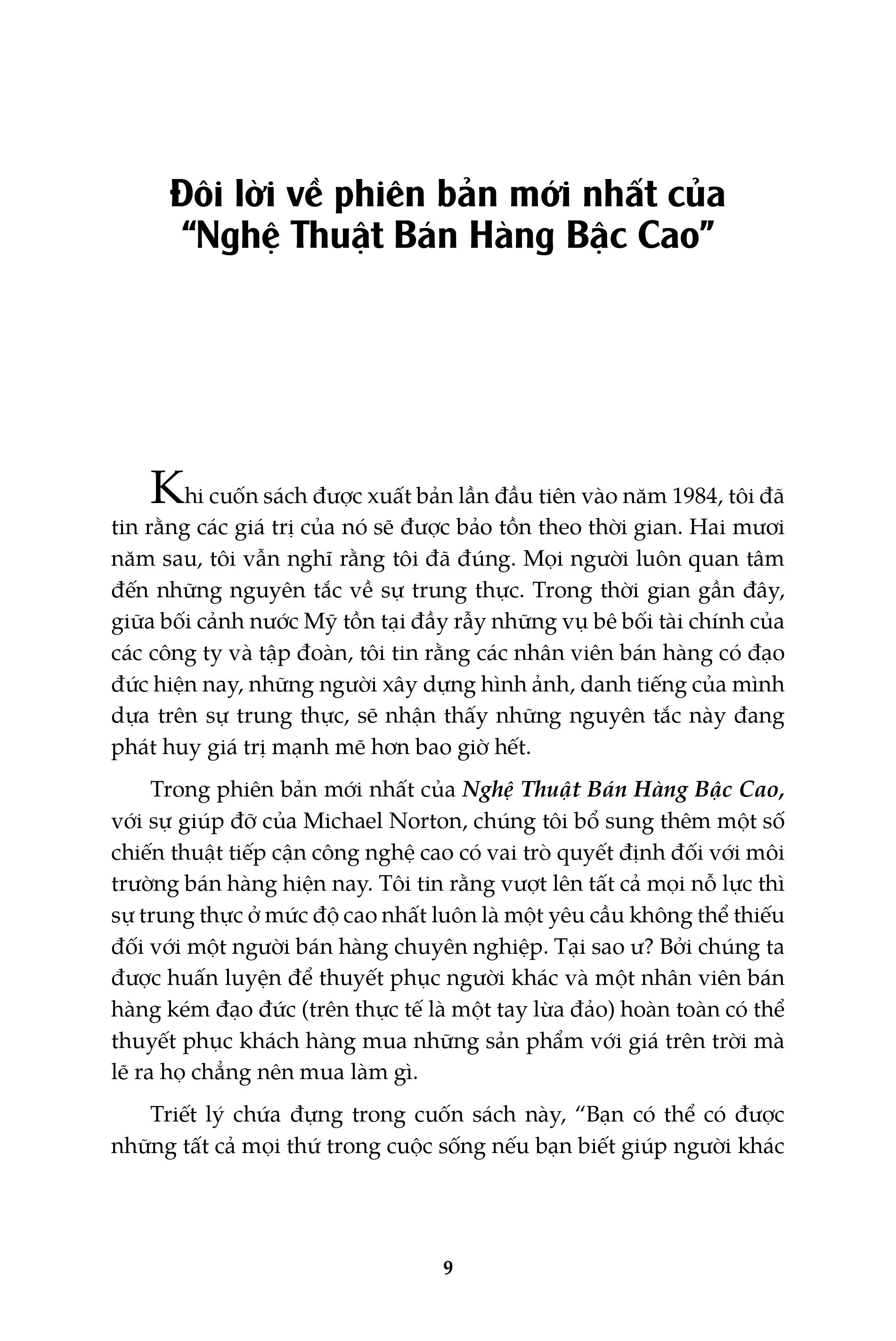 nghệ thuật bán hàng bậc cao - bí quyết chốt deal mọi thời đại (khổ lớn) (tái bản 2021)