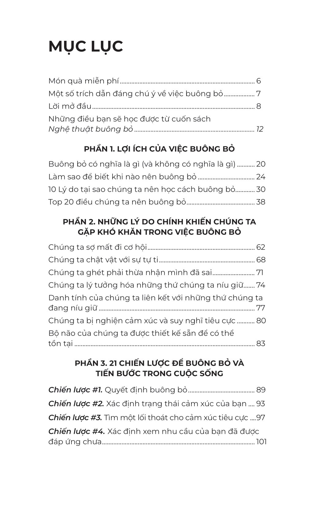 nghệ thuật buông bỏ - vượt qua tổn thương để đi đến bến bờ hạnh phúc