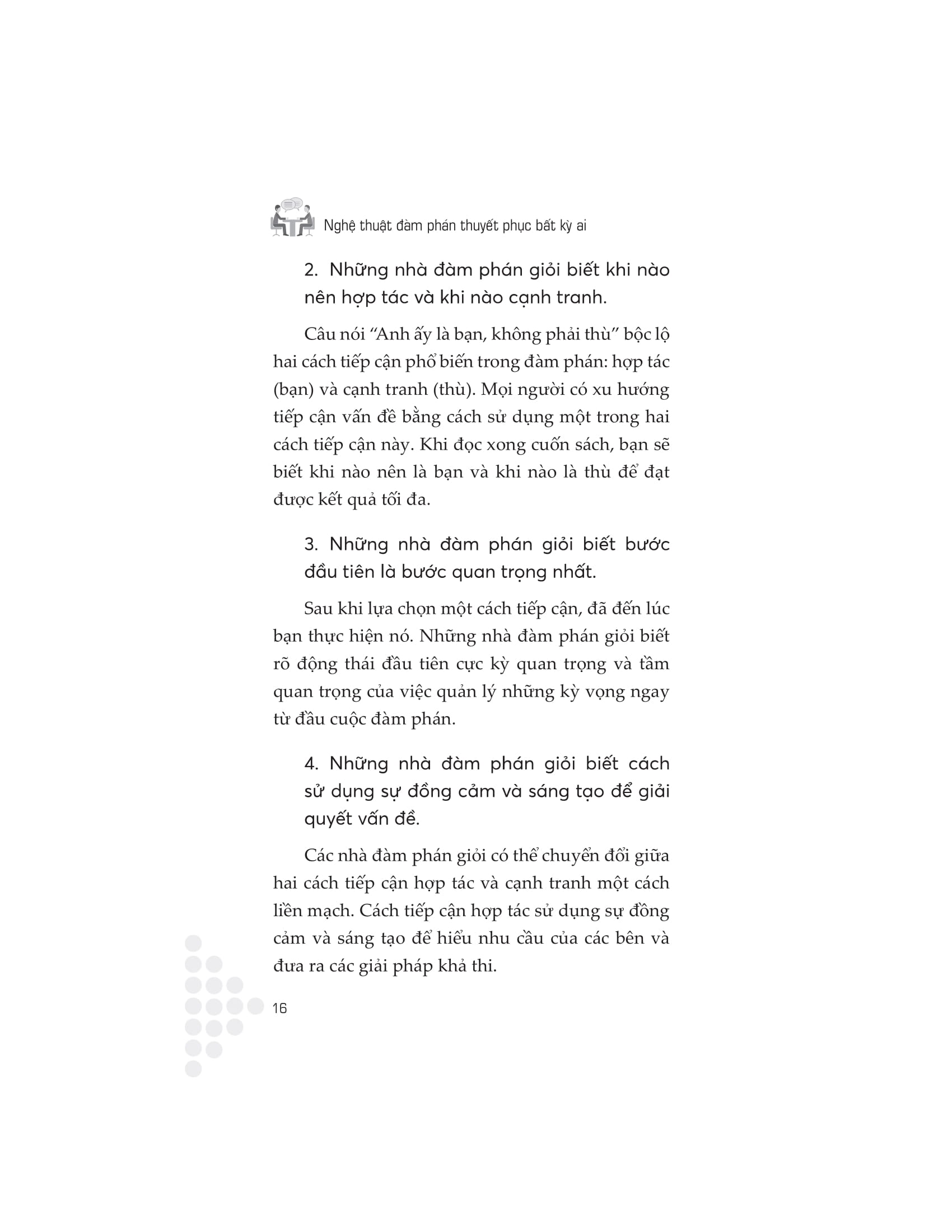 nghệ thuật đàm phán thuyết phục bất kỳ ai