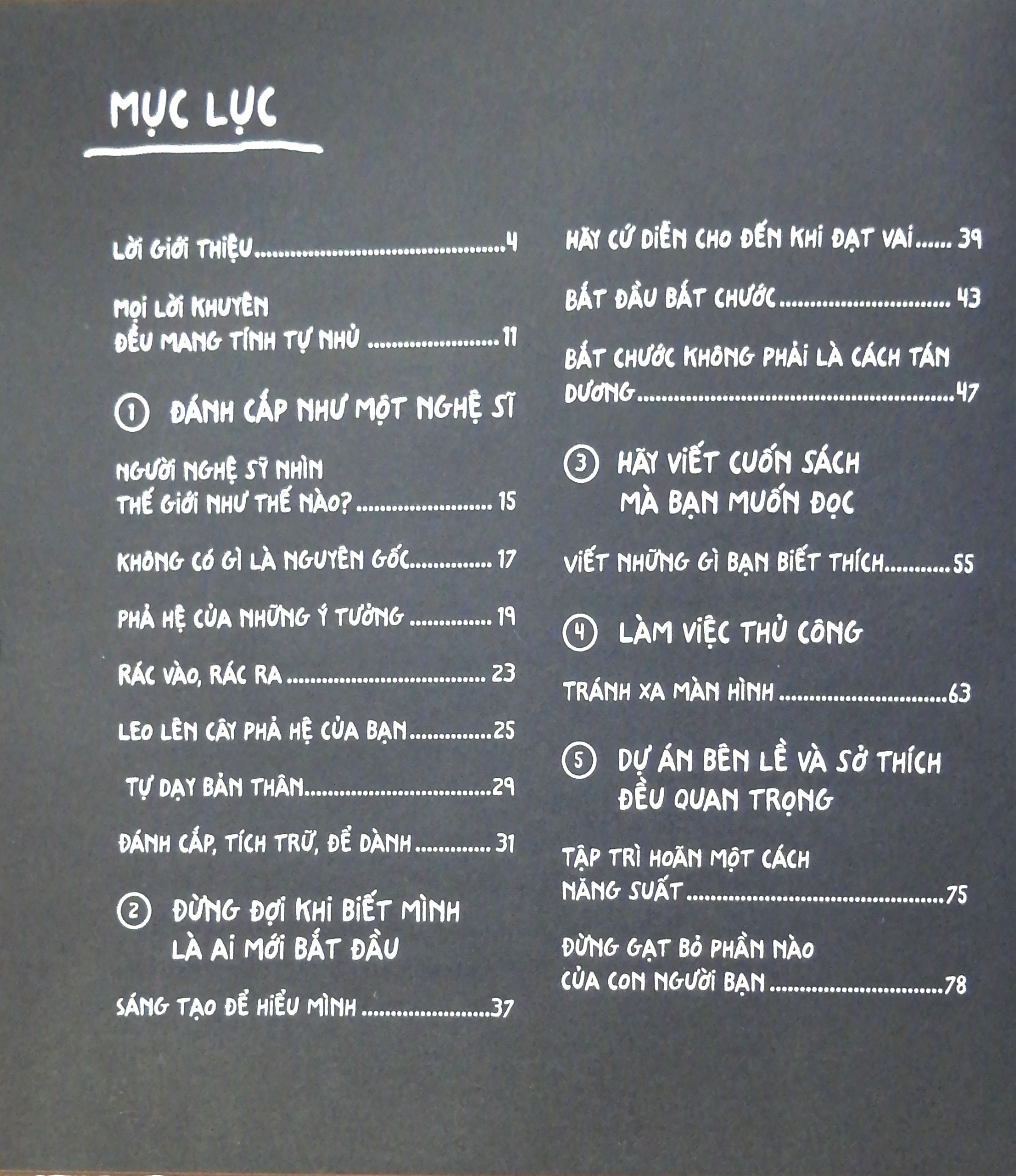 nghệ thuật đánh cắp ý tưởng