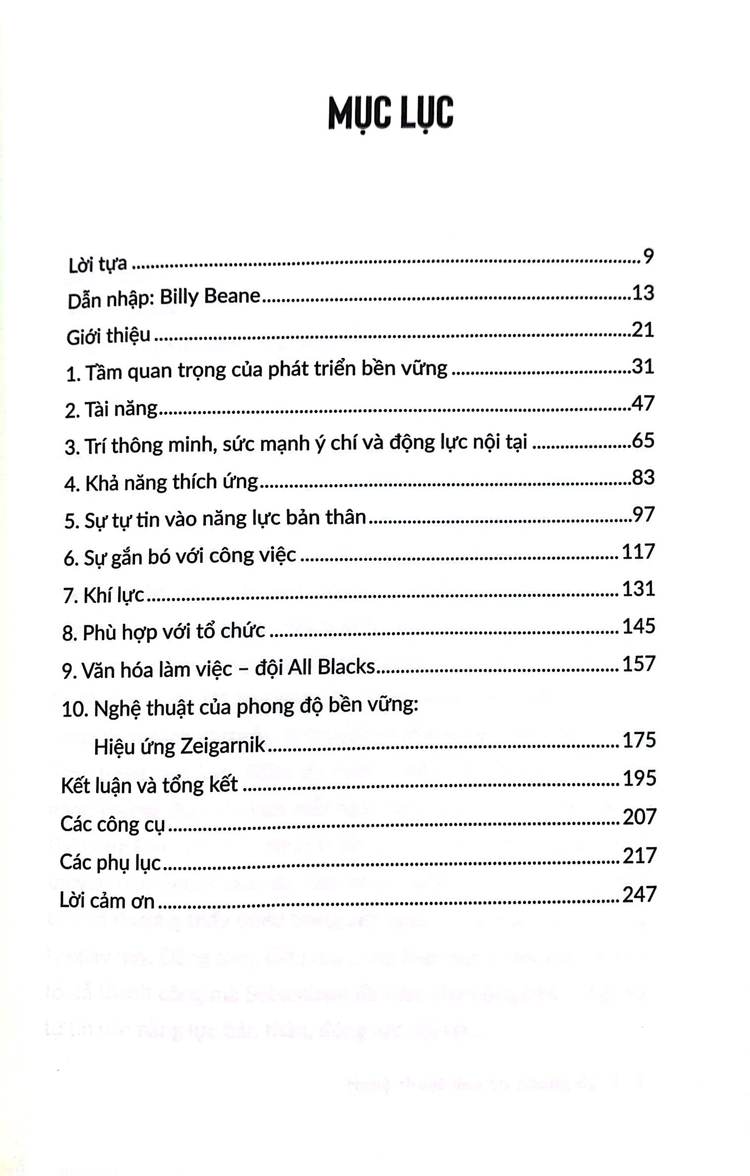 nghệ thuật duy trì phong độ