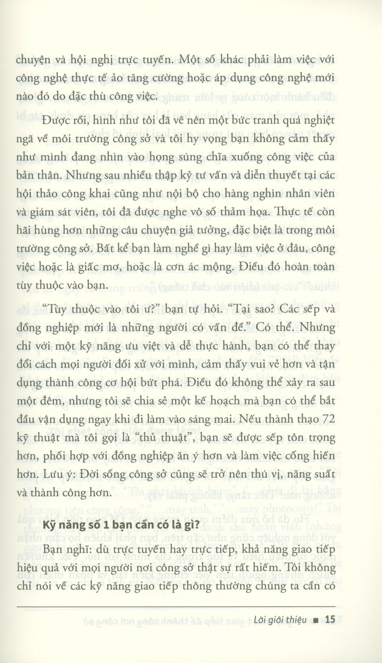 nghệ thuật giao tiếp để thành công nơi công sở (tái bản 2023)