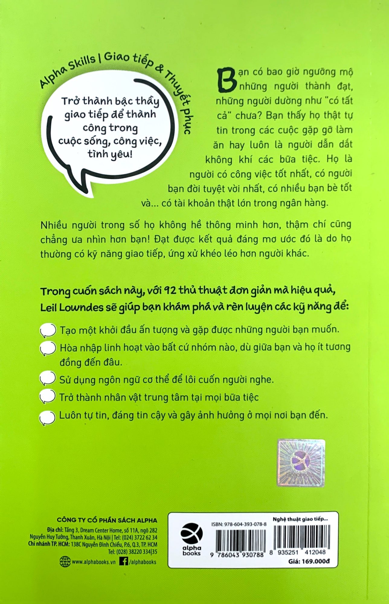 nghệ thuật giao tiếp để thành công (tái bản 2022)