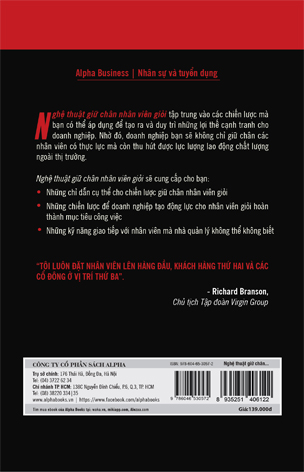 nghệ thuật giữ chân nhân viên giỏi (tái bản 2018)