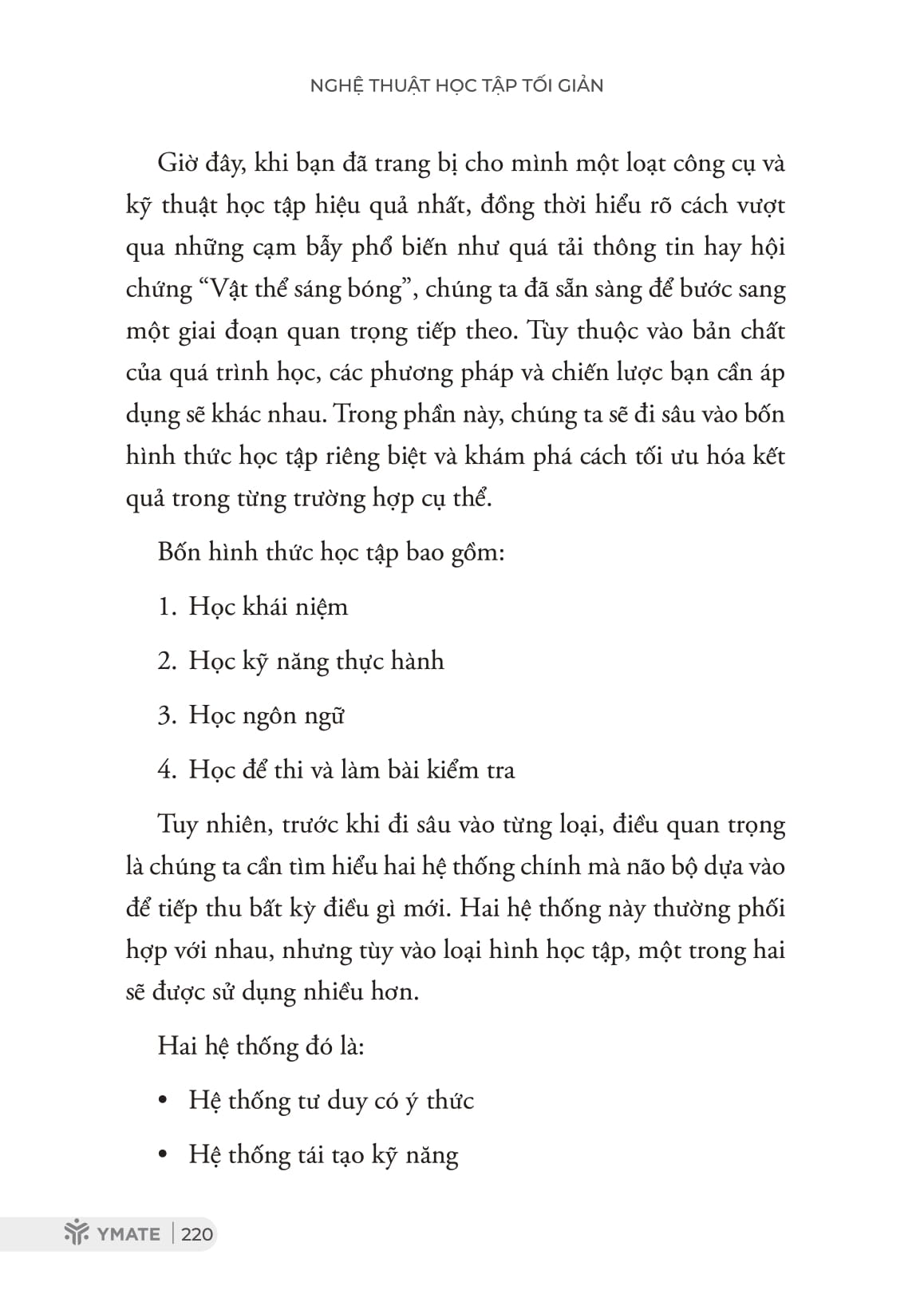 Nghe Thuat Hoc Tap Toi Gian - Lam Chu Phuong Phap Hoc Sau Nho Lau