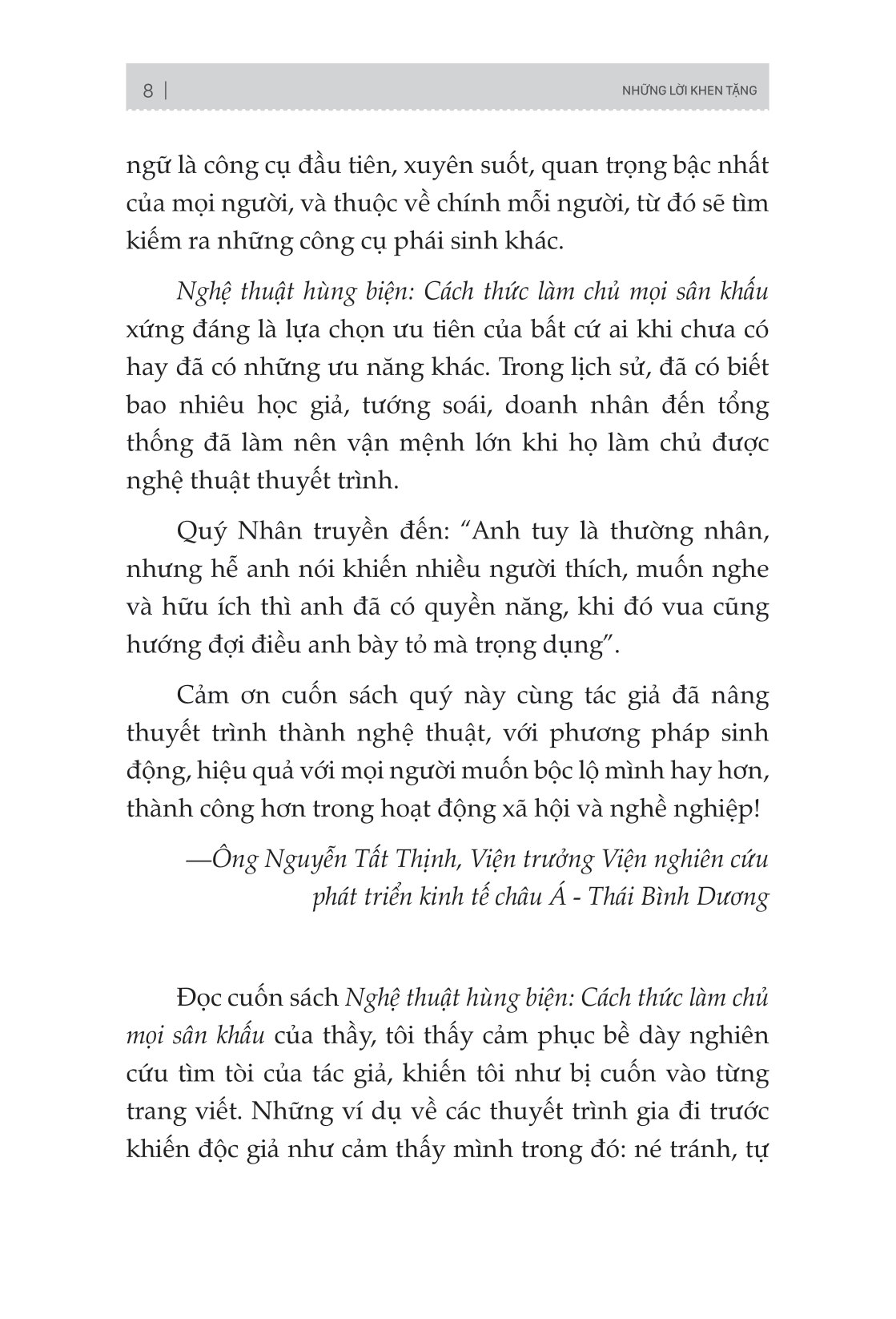 nghệ thuật hùng biện - cách thức làm chủ mọi sân khấu