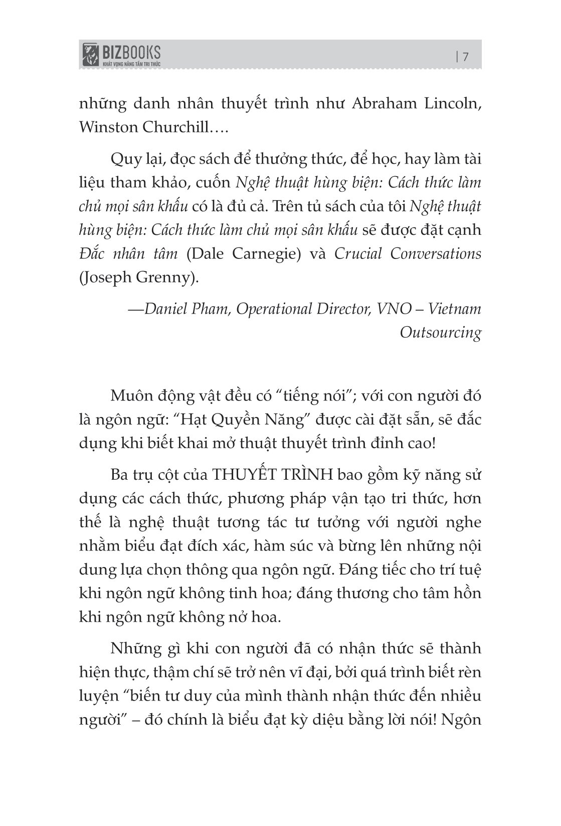 nghệ thuật hùng biện - cách thức làm chủ mọi sân khấu