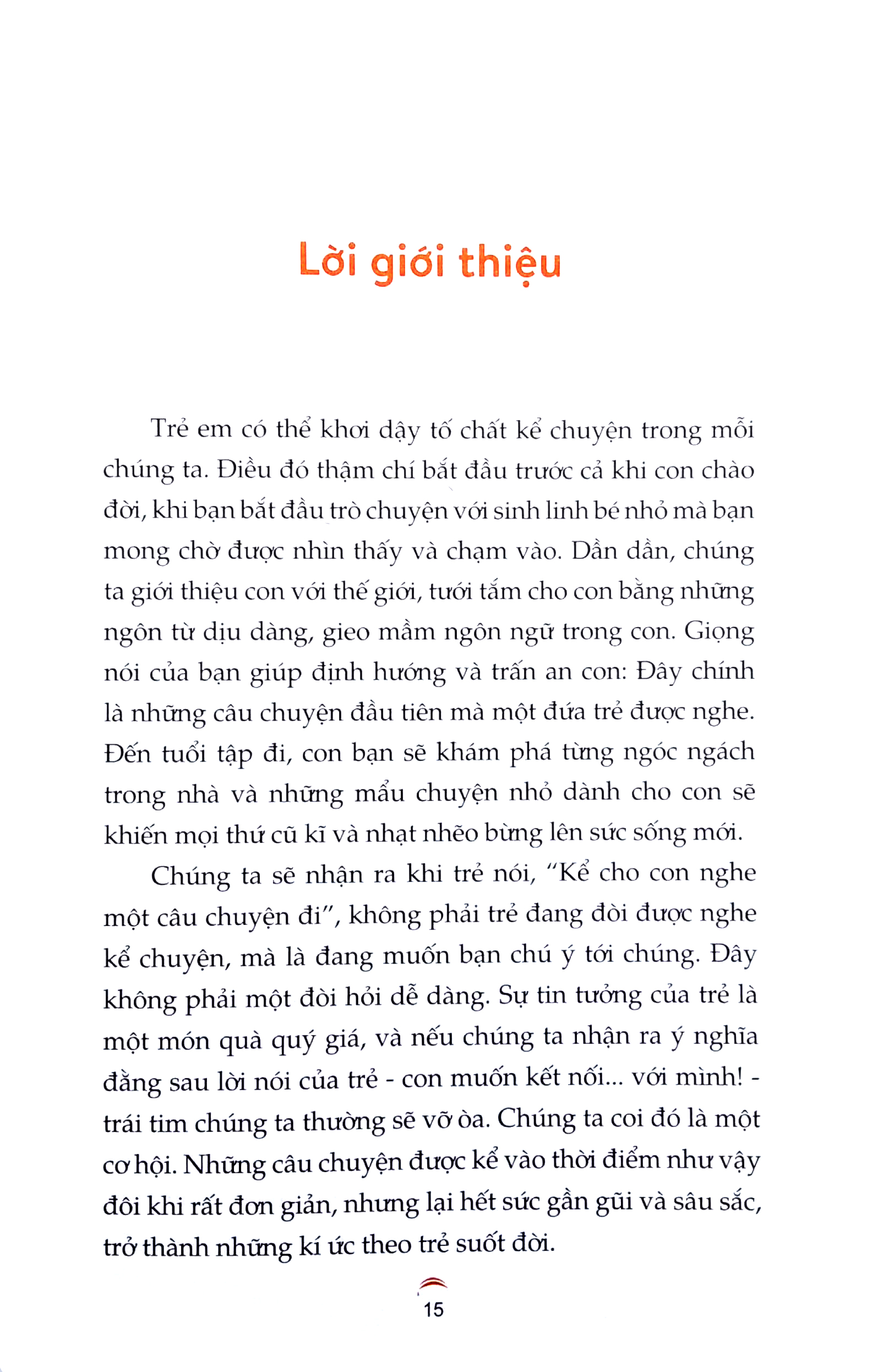 nghệ thuật kể chuyện cho trẻ em