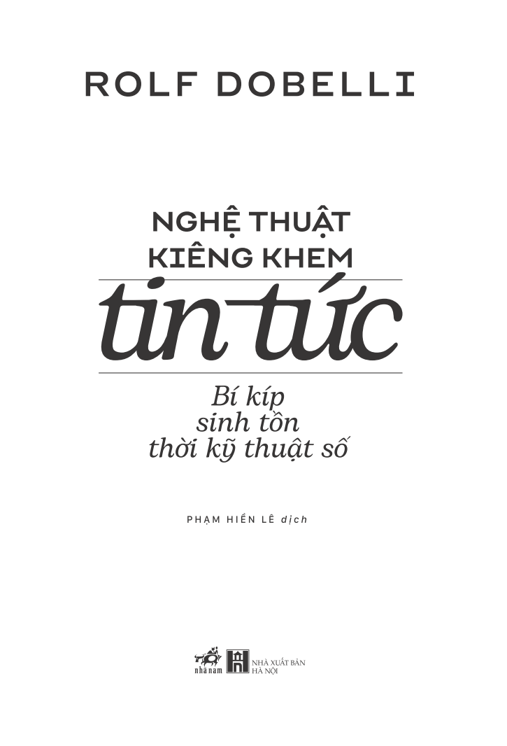 nghệ thuật kiêng khen tin tức - bí kíp sinh tồn thời kỹ thuật số