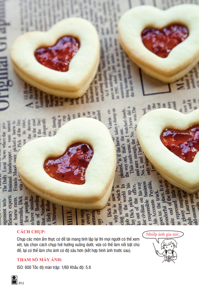 nghệ thuật làm bánh và chụp ảnh